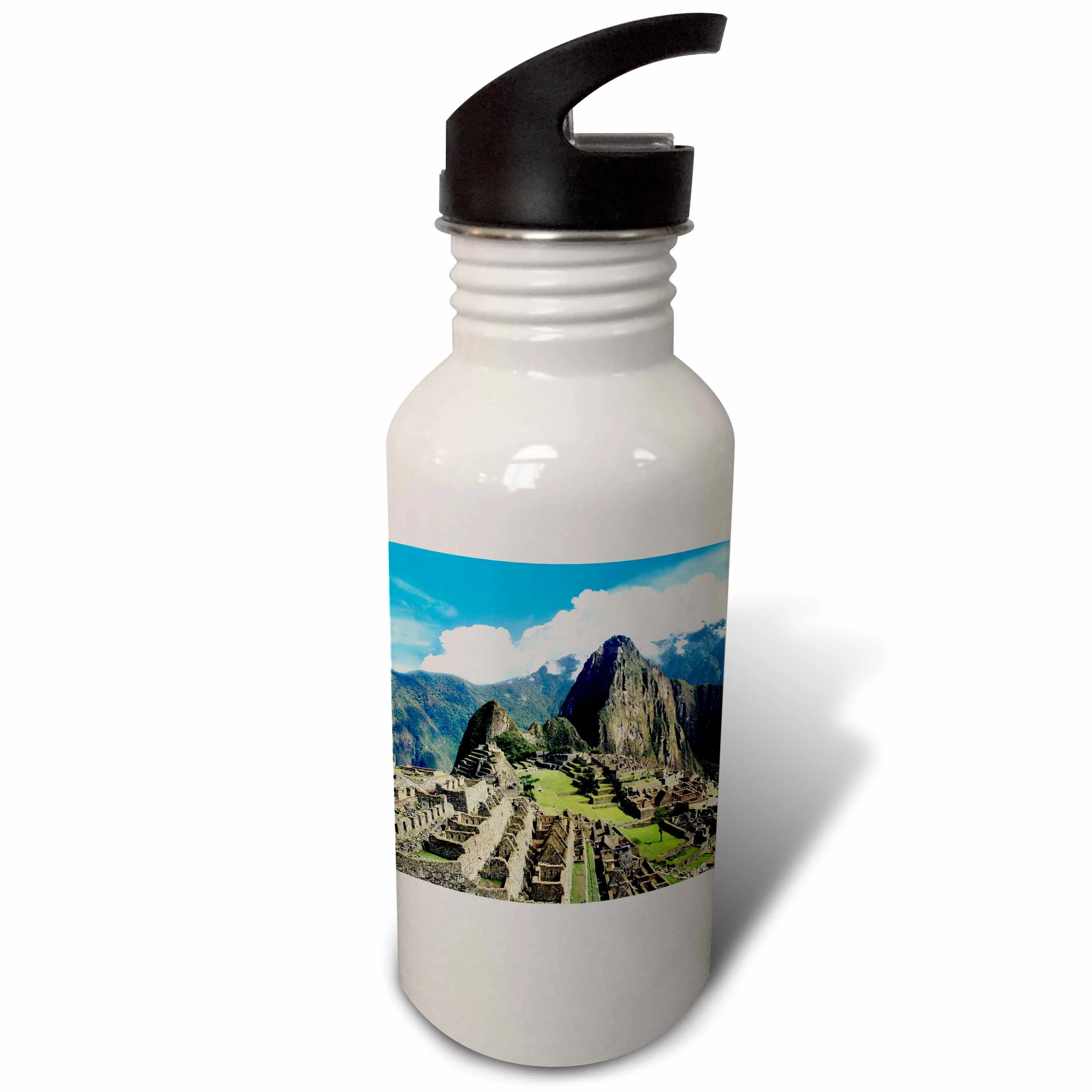 Peru, Machu Picchu, Lost city of the Inca - SA17 MGL0056 - Miva Stock 21 oz Sports Water Bottle wb-141643-1