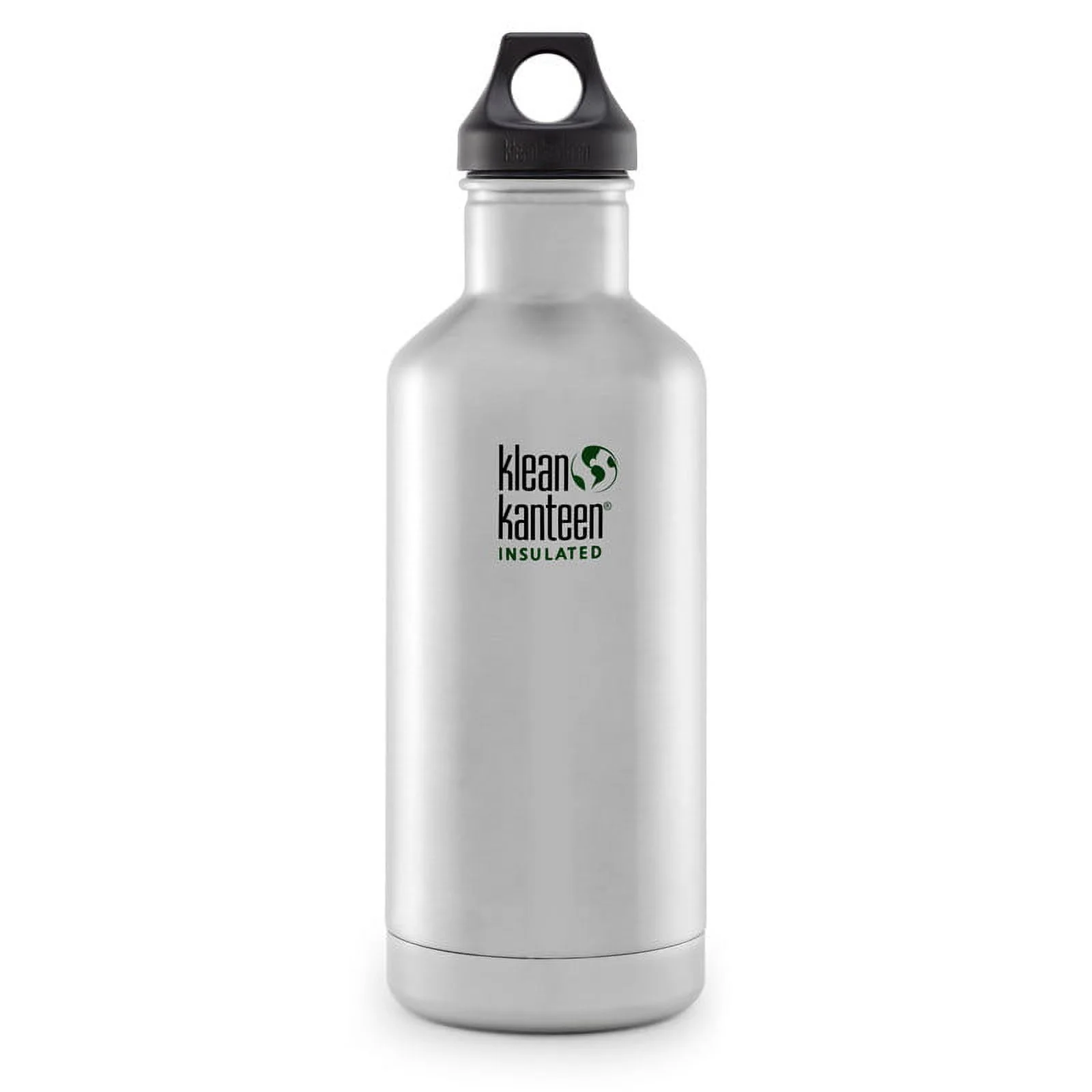Klean Kanteen - Stainless Steel Water Bottle Classic with Stainless Loop Cap Brushed Stainless - 32 oz.