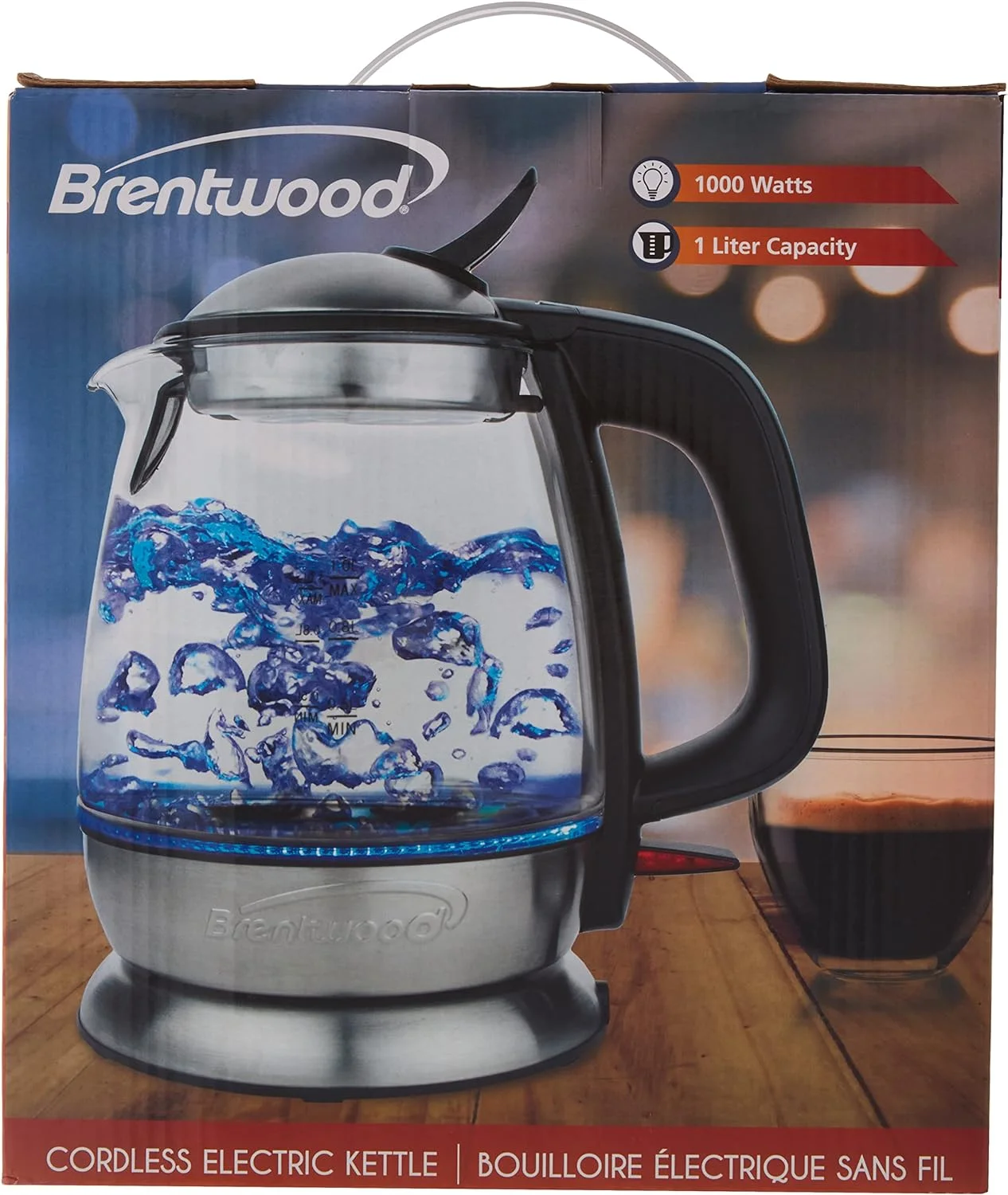 Cordless Glass Electric Kettle