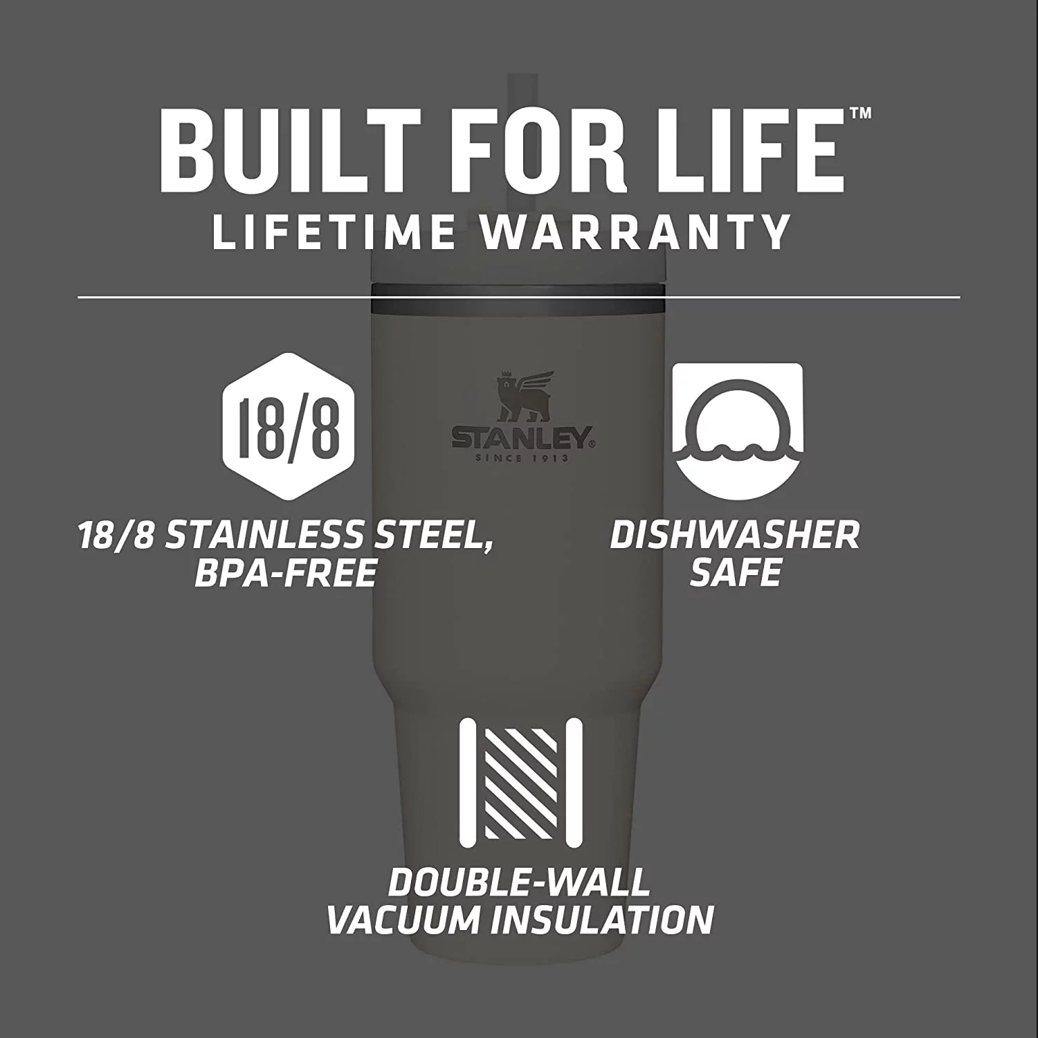 Stanley The Quencher H2.0 FlowState™ Tumbler | 30 OZ - Cream