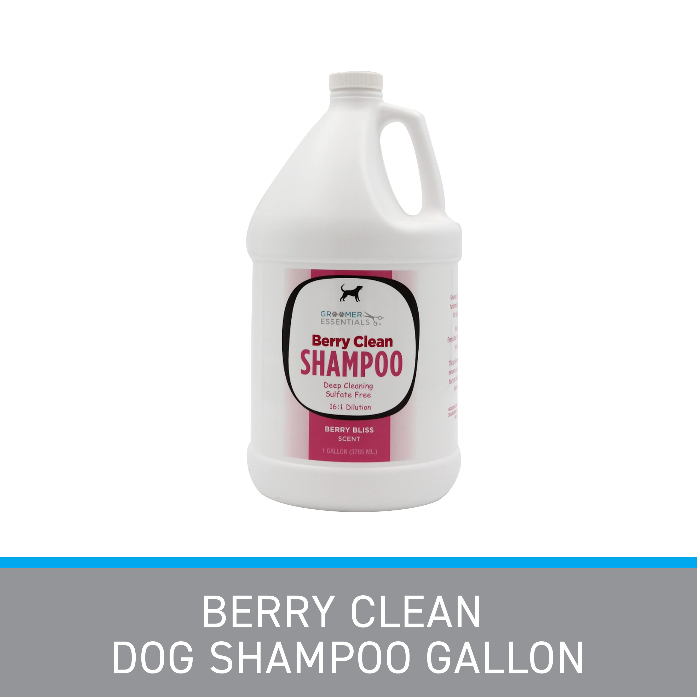 Groomer Essential Berry Clean Dog Shampoo Gallon