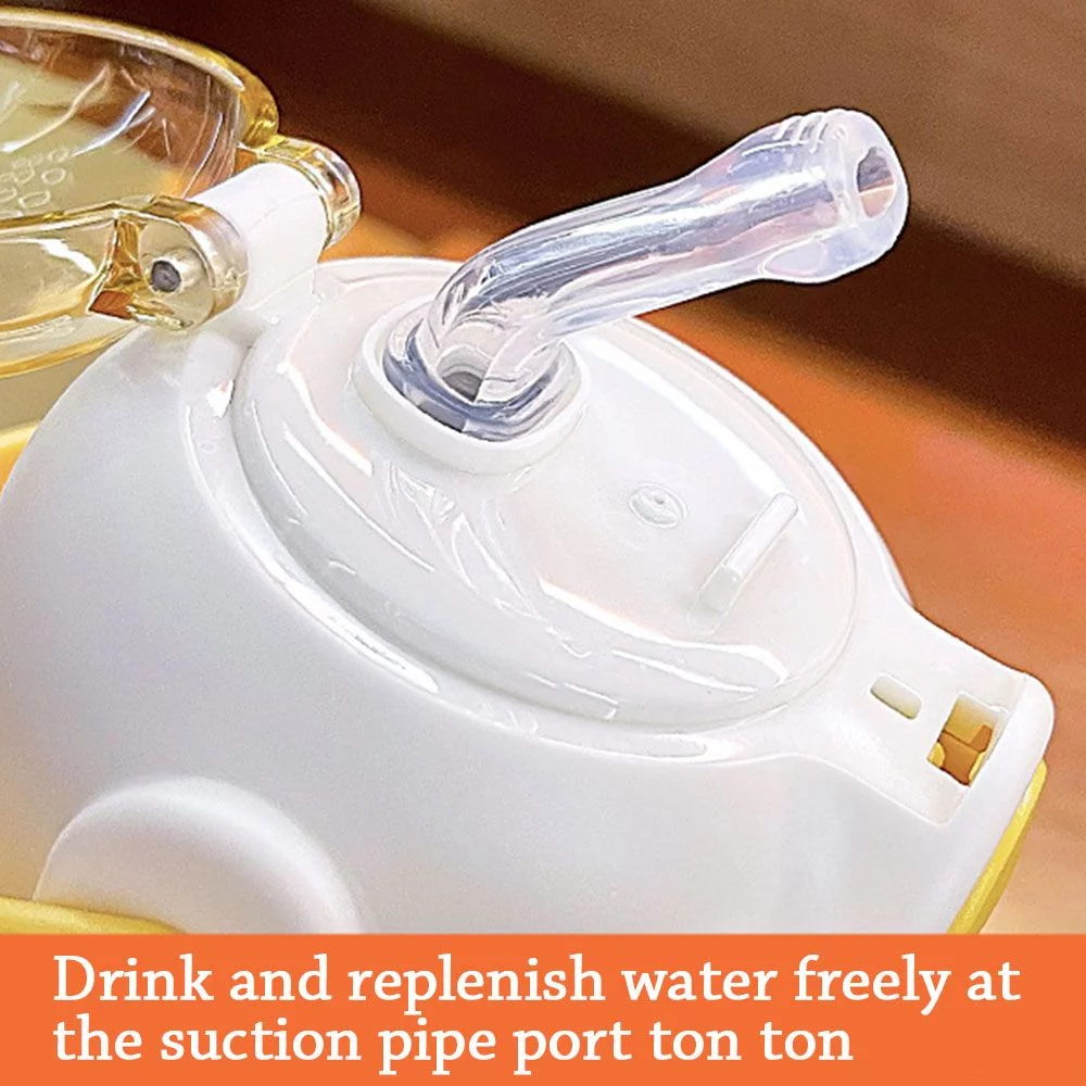 700ml Cute Large Capacity Straw Vacuum Flasks Thermal Mug Water Bottle Insulation Cup PURPLE