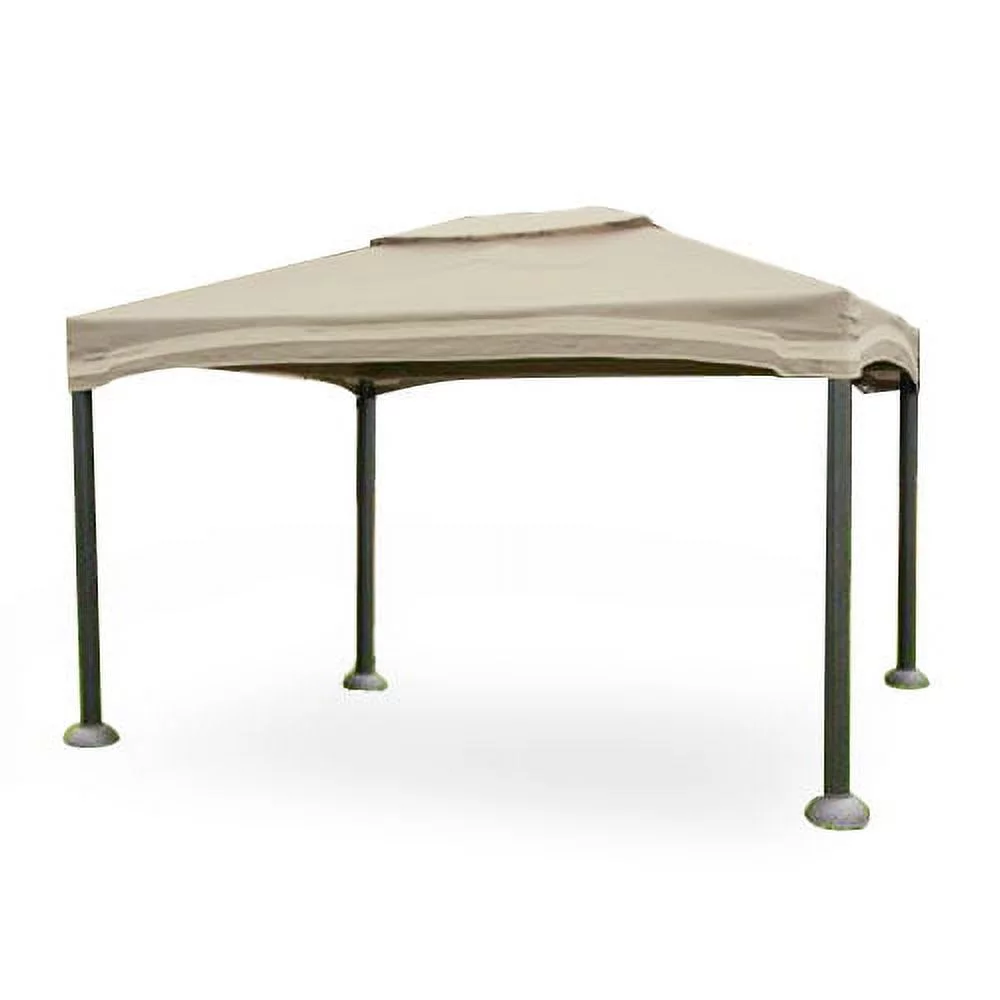 Garden Winds Replacement Canopy Top and Side Mosquito Netting Set for Roman Style Cabin Gazebo - Riplock 350