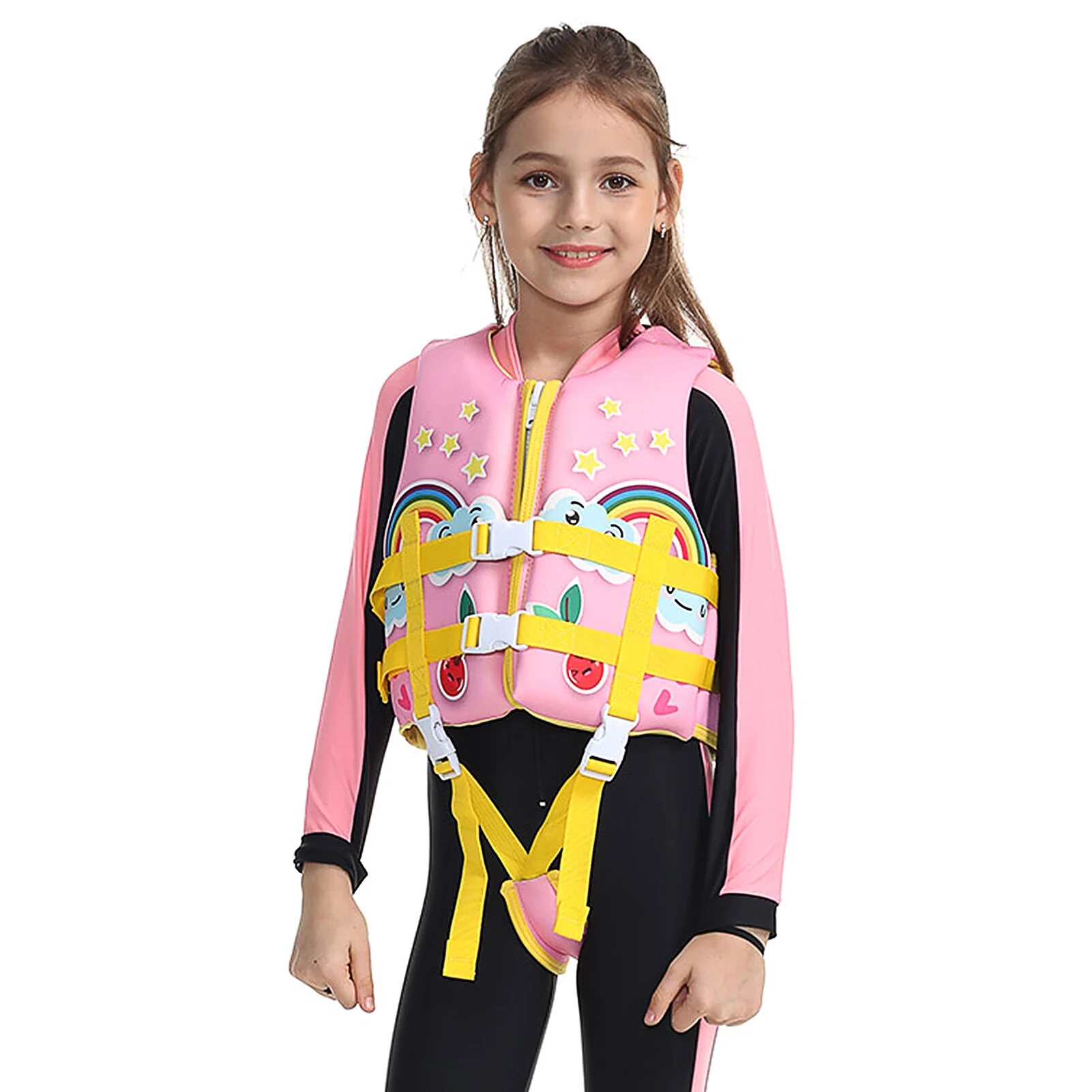 Andoer Life Jacket,Vest Flotation Swimwear Swimsuit L-xl Kids Under 66lbs Enhanced Vest Kids Under Kids Vest Kids