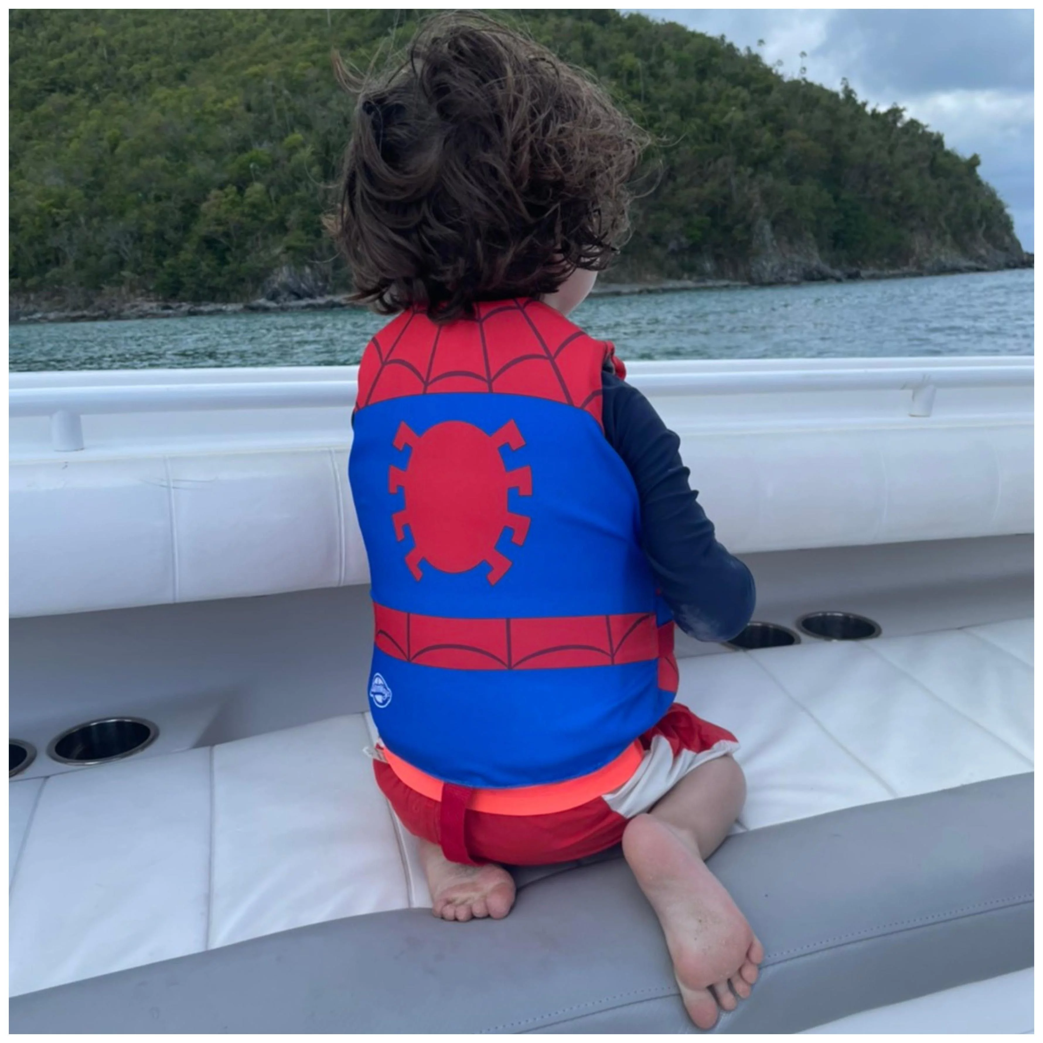 SwimWays Marvel Spider-Man PFD Life Jacket with Adjustable Buckle