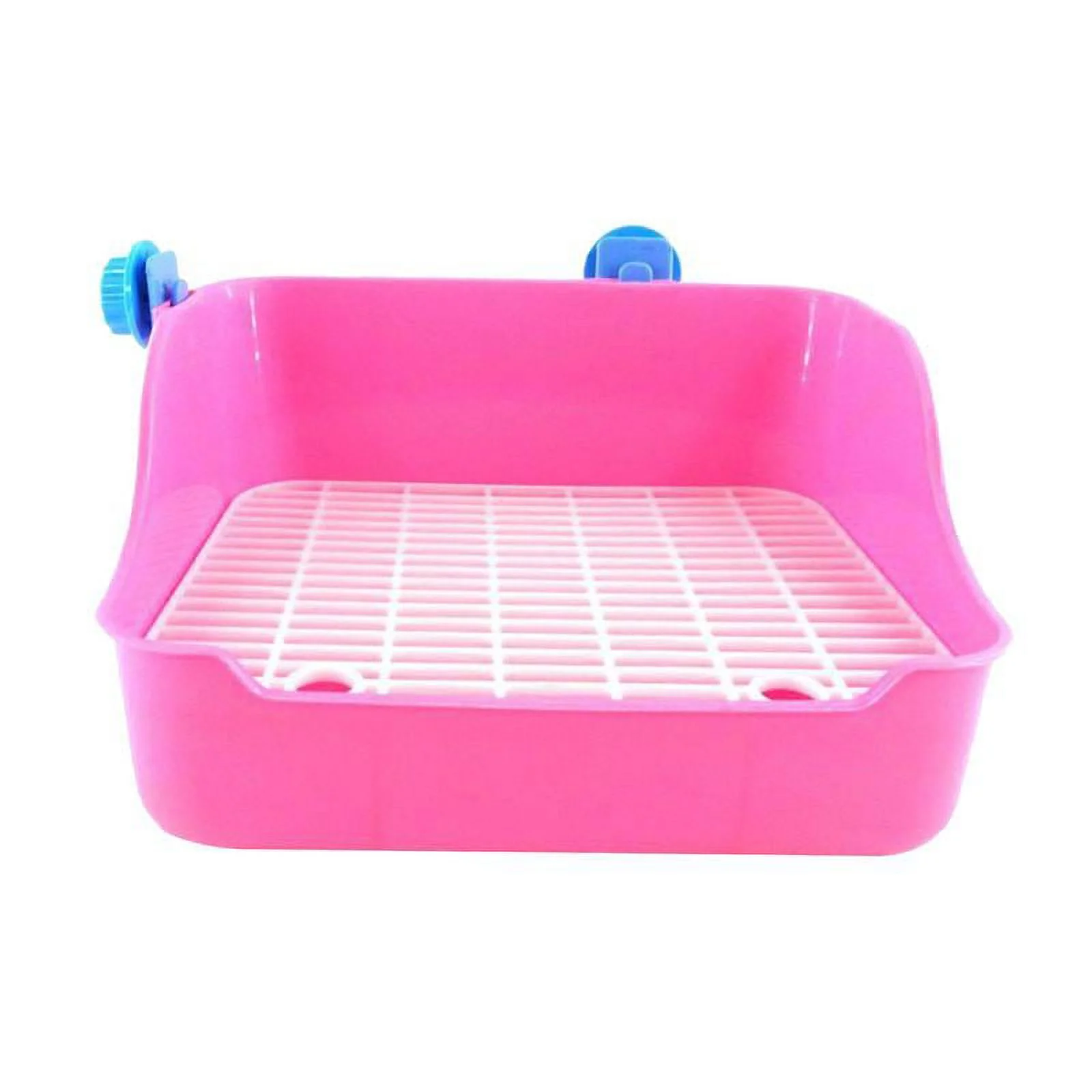 Rabbit Litter Box - Pet Toilet Corner Litter Cage Trainer Rectangular Small Animals Pet Pan for Guinea Pigs