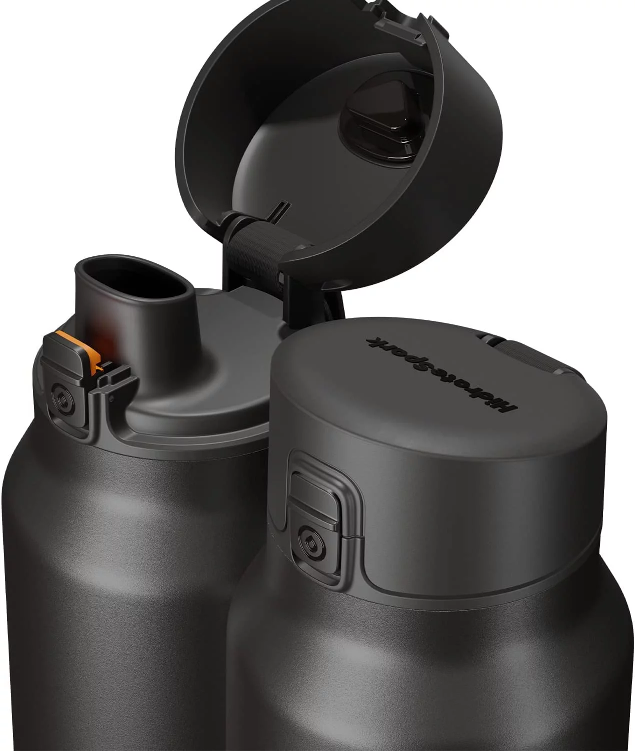 HidrateSpark PRO 32oz. Insulated Stainless Steel Bluetooth Smart Water Bottle with Chug Lid & Free Hydration Tracker App - Black