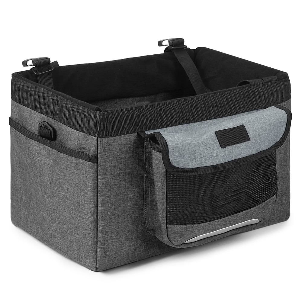 Foldable Front Basket Removable Bike Pet Basket Pet Dog Cat Carrier Camping Tote Bag