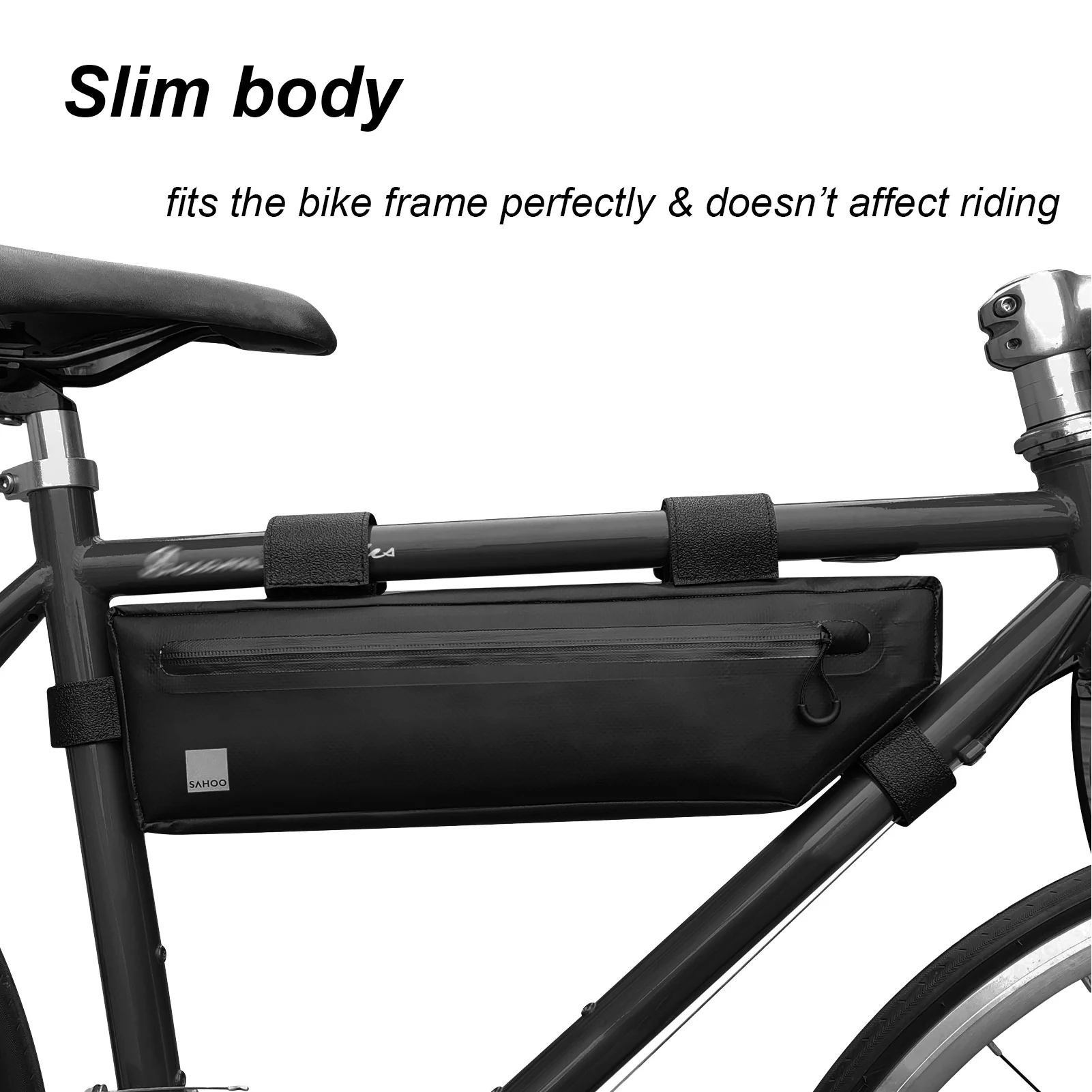 SAHOO Bike Pack,Tube Frame Road Bike Pouch Bike Under Tube Waterproof Bike Frame M Road Frame ty MTB