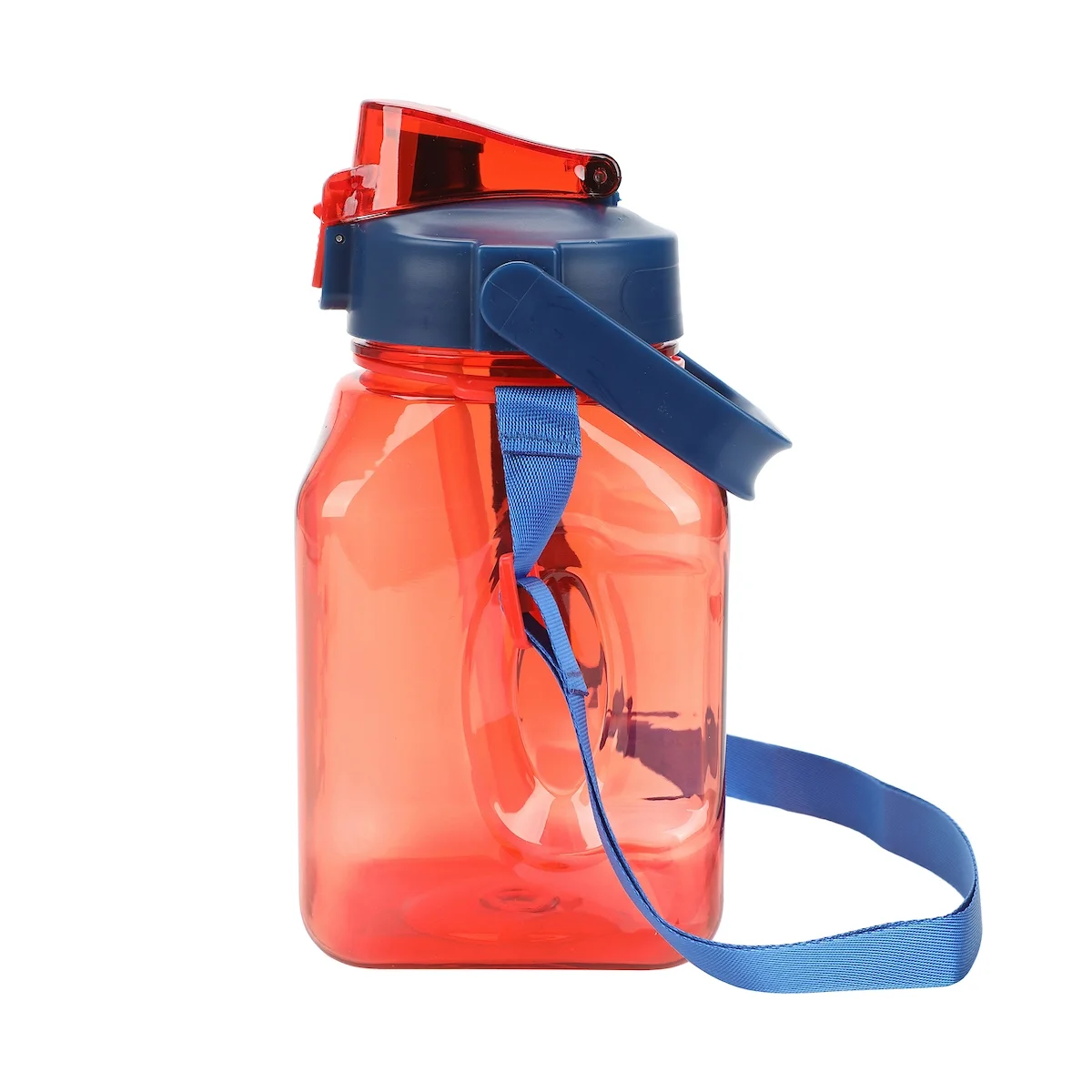 Spider-Man Mask & Logo 50 Oz Red Water Bottle With Carrying Strap