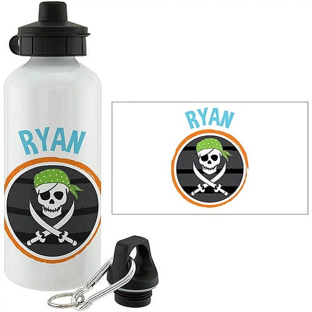 Personalized Pirate Water Bottle