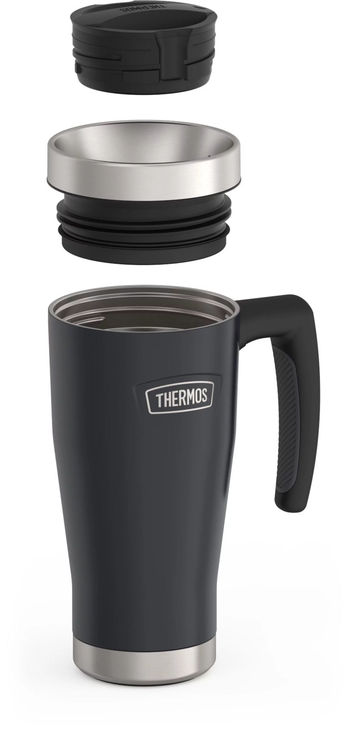 Thermos ICON Series Stainless Steel Vacuum Insulated Mug, 16oz, Granite