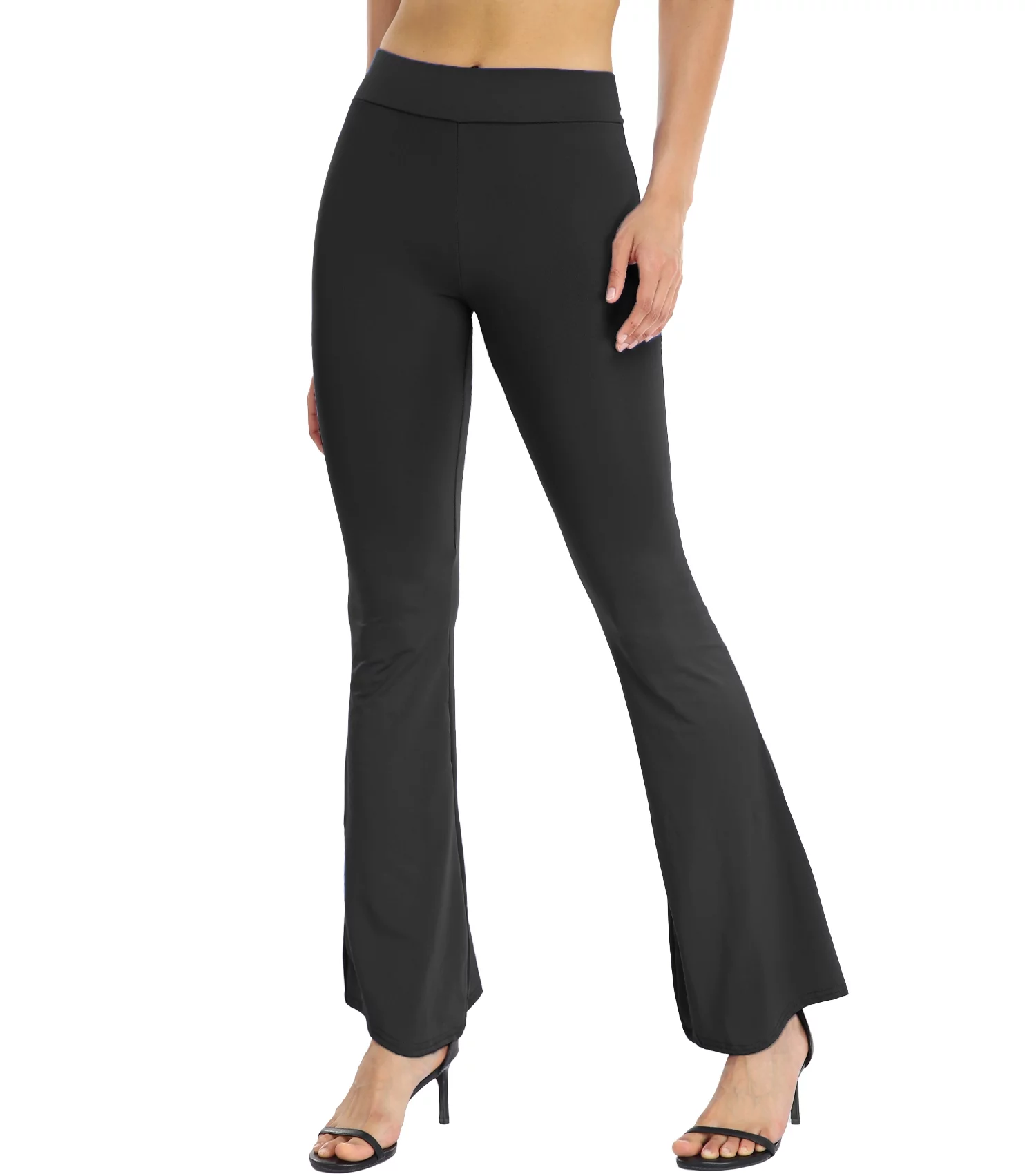 LALAMELON Women's Bootcut Yoga Pants Tummy Control Lightweight Bootleg Gym Workout Pants