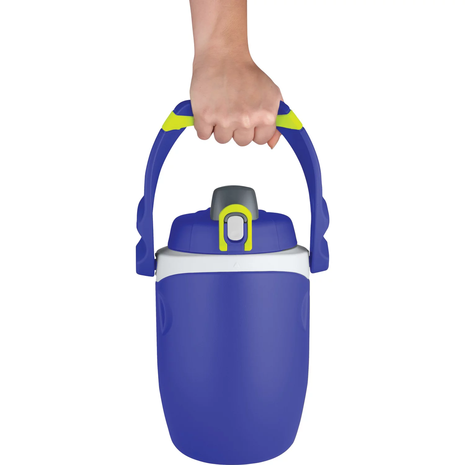 Thermos Hydration 64 oz Blue Solid Print Foam Water Bottle