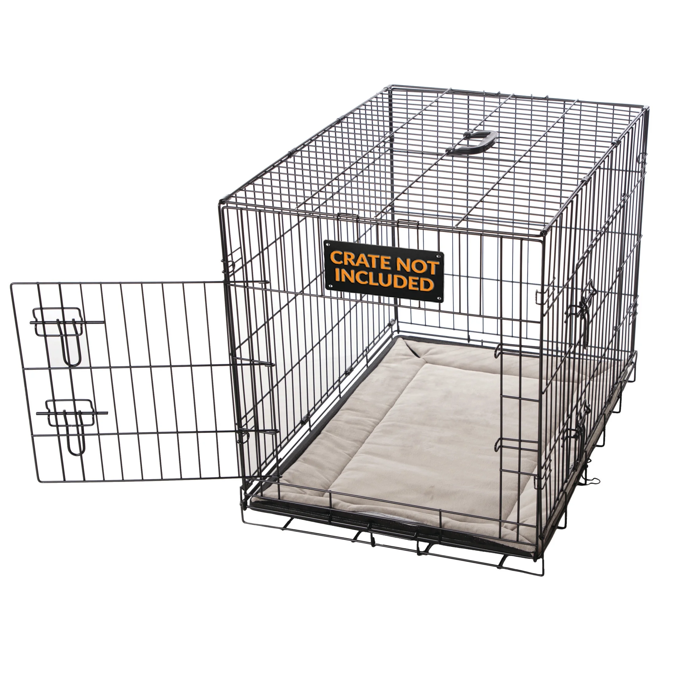 K&H Pet Products Mother’s Heartbeat Puppy Crate Pad Gray Fleece Medium/large breed beat 21 X 31 Inches