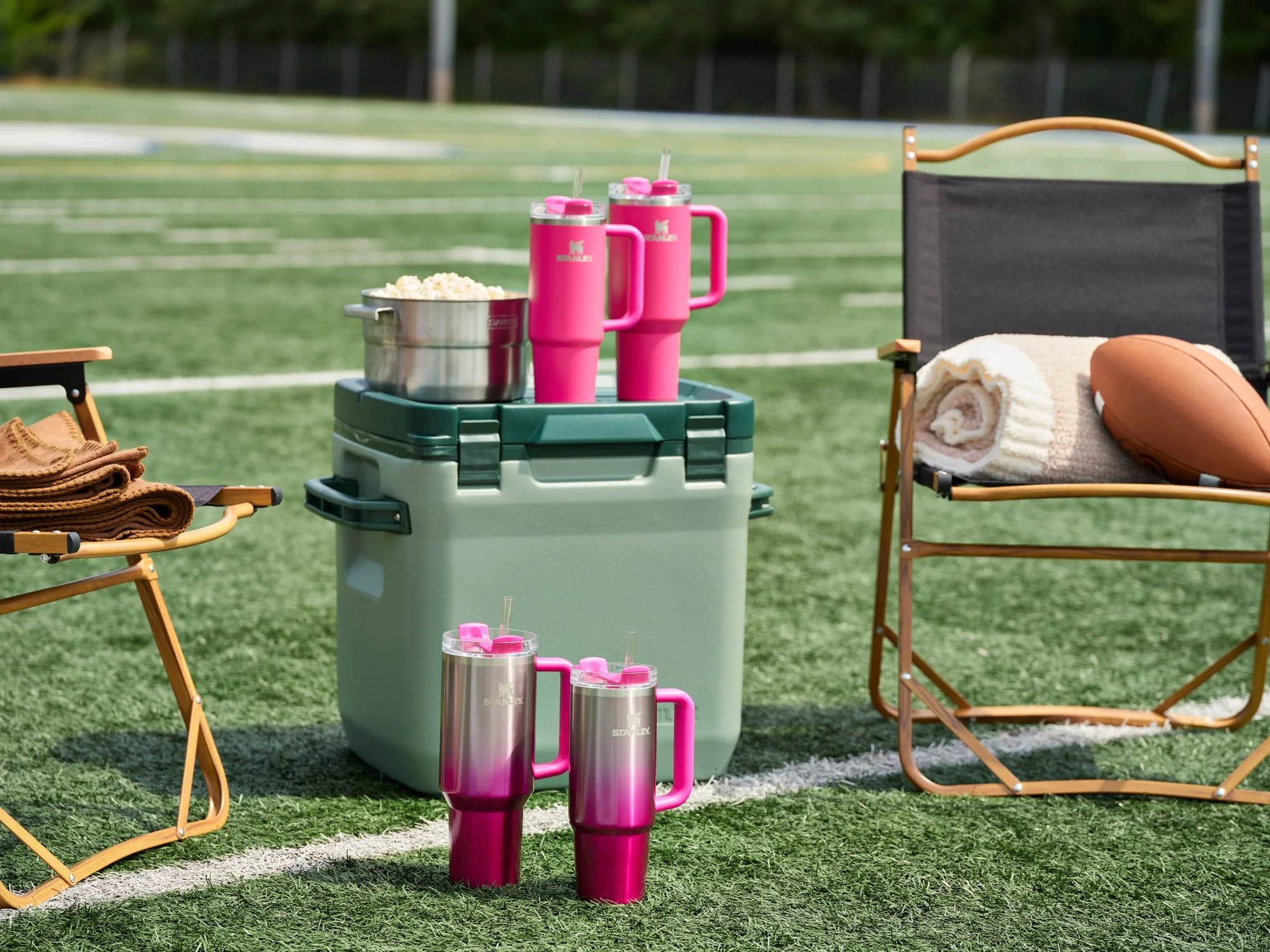 Stanley 40z Tumbler Cup Camelia Gradient Pink