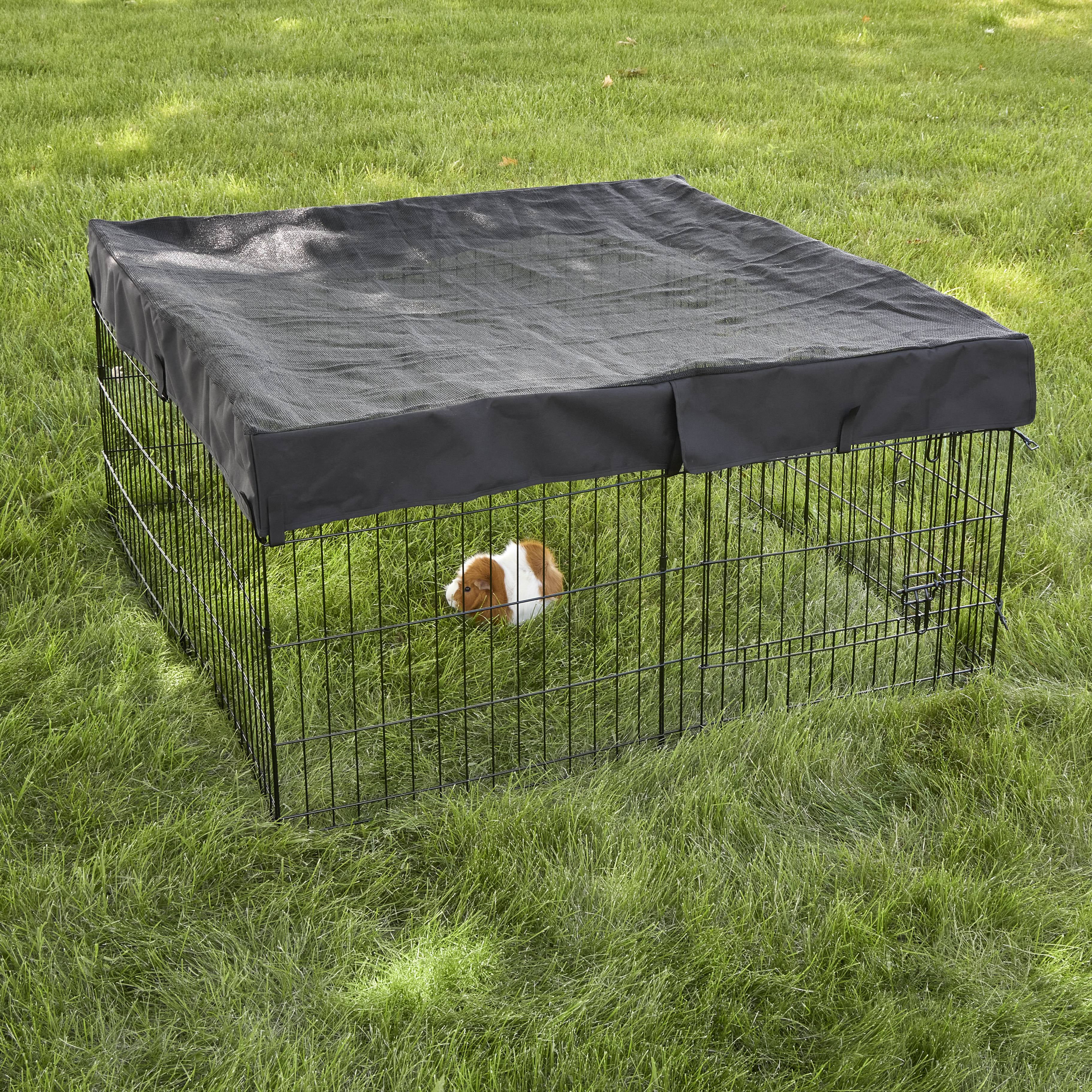 Square Exercise Pen Fabric Mesh Top