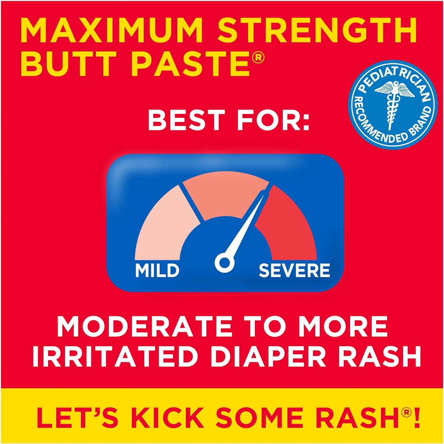 Boudreaux's Butt Paste Maximum Strength Diaper Rash Ointment, 4 Ounce , (Pack of 3) 4 Ounce (Pack of 3)