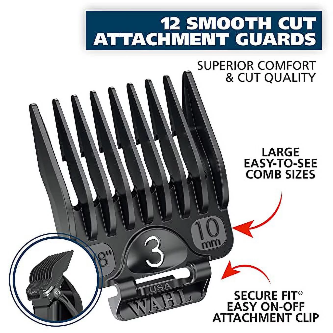 Wahl 30 Piece Hair Cut Home Barber Kit Trimmer Clipper Signature Series Haircut