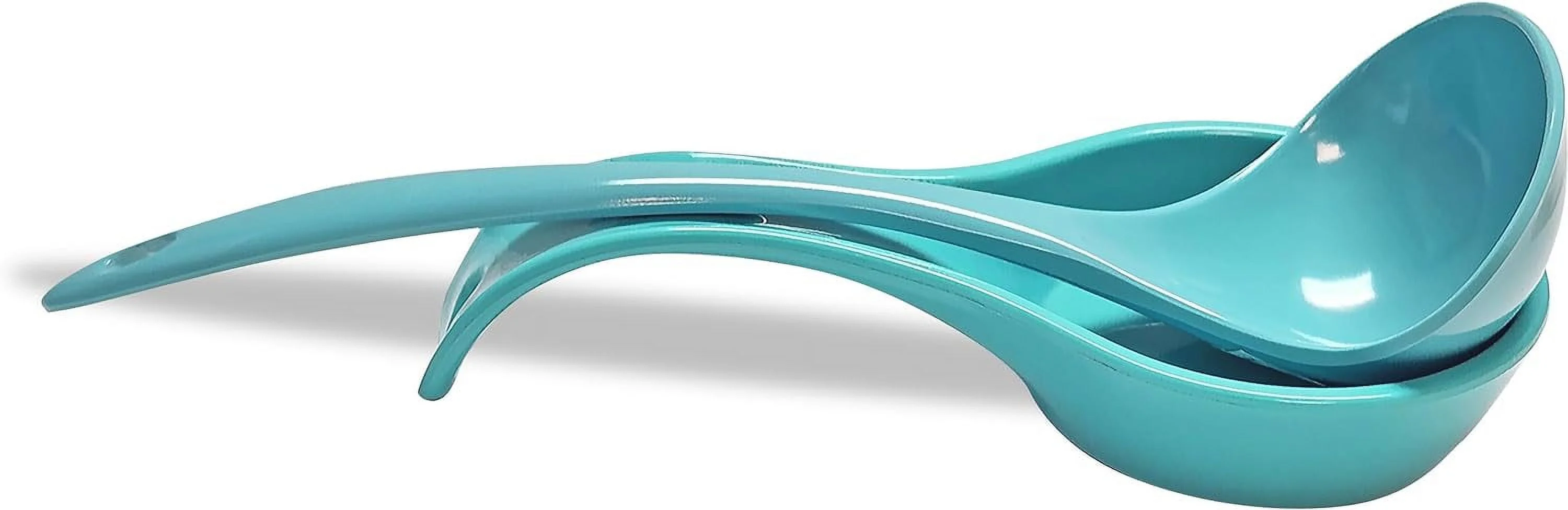 Reston Lloyd Rest Plastic Counter Stove Top Utensil Holder for Spoons, Ladle, Tong, 8.5 x 4 inch, Turquoise