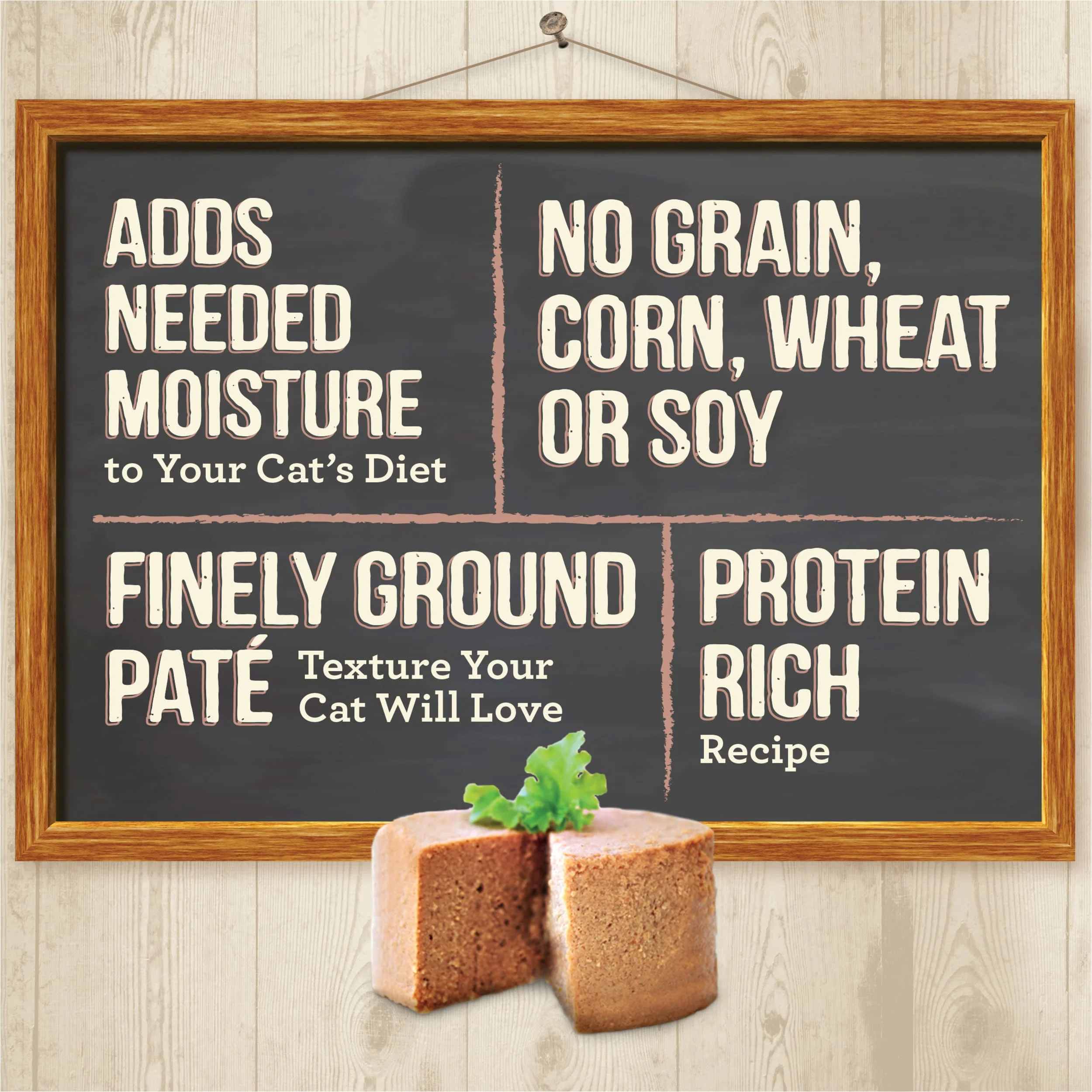 Merrick Purrfect Bistro Grain Free Premium Soft Canned Pate Adult Wet Cat Food, High Protein Duck Recipe