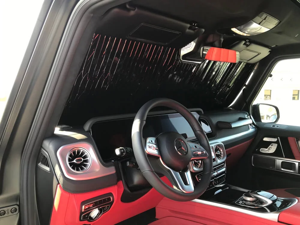 HeatShield, The Original Windshield Sun Shade, Custom-Fit for Mercedes-Benz G63 AMG SUV 2019, Silver Series