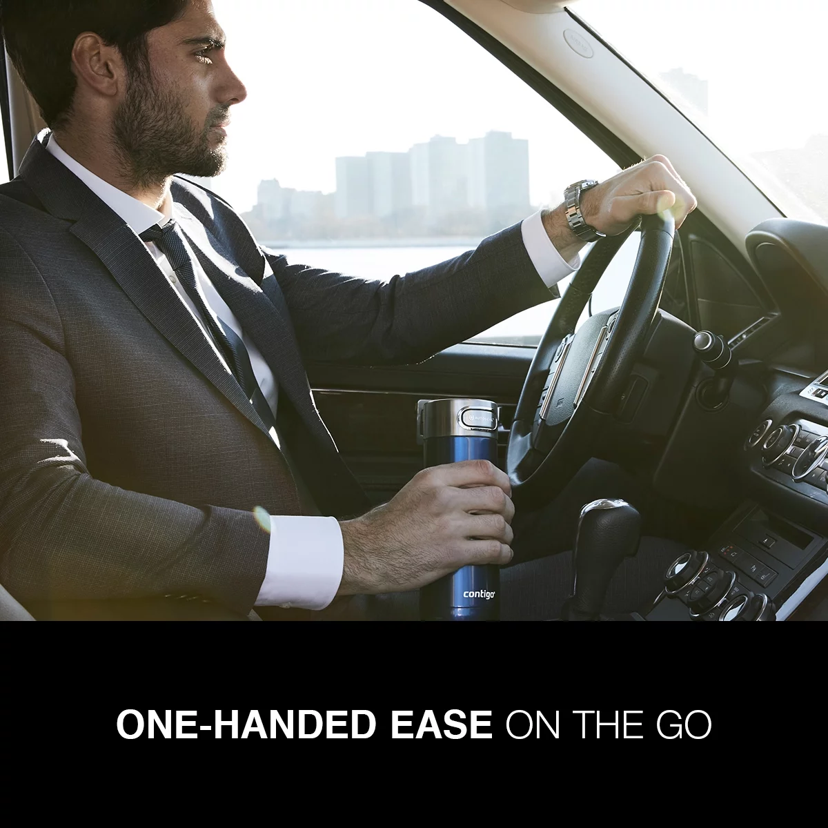 Contigo Luxe Stainless Steel Travel Mug with AUTOSEAL Lid Stainless Steel, 16 fl oz.