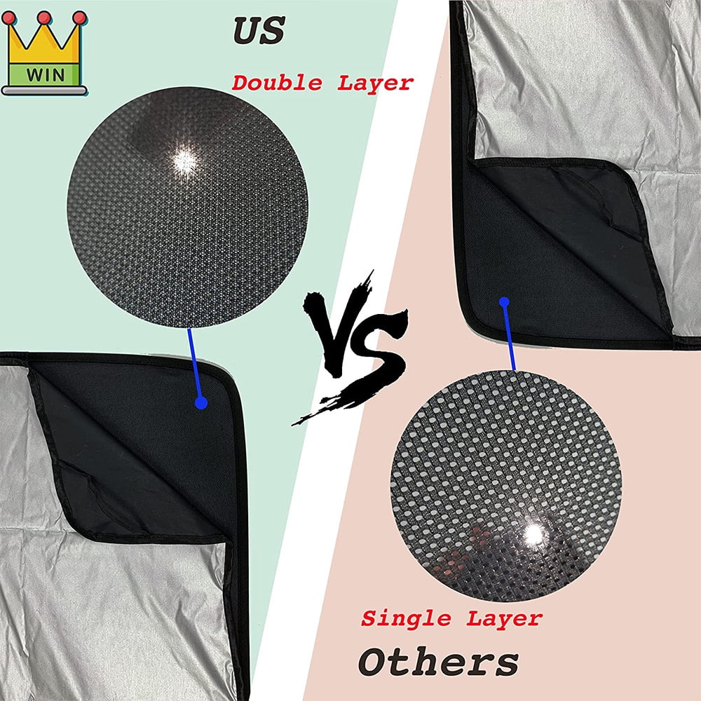 Tesla Model 3 Sunshade Sunroof Sunshade, UV Protected and Insulated Roof Sunshade Cover Tesla Model 3 2021 2022 Black