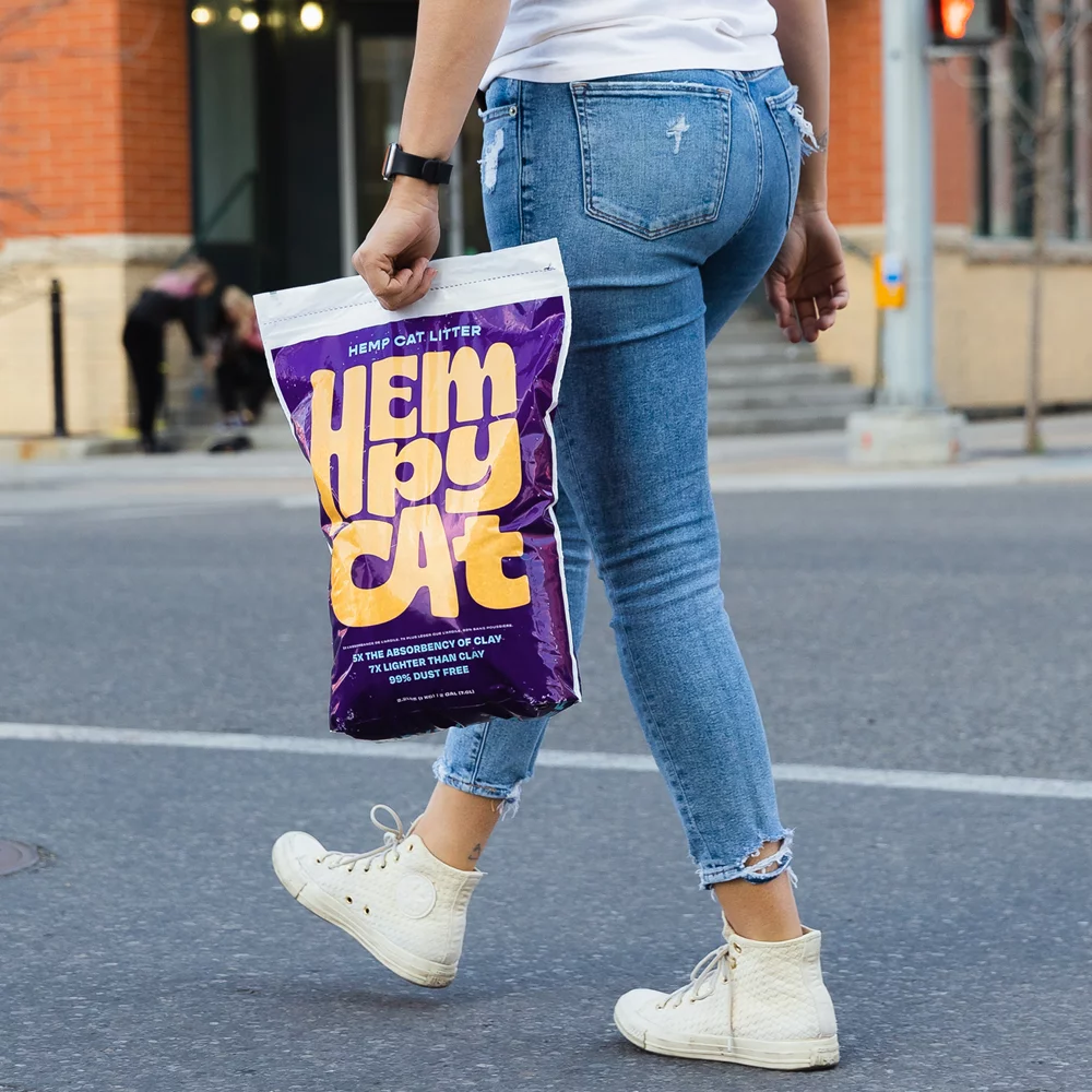 HempyCat Natural Hemp Cat Litter (2GAL / 1KG)