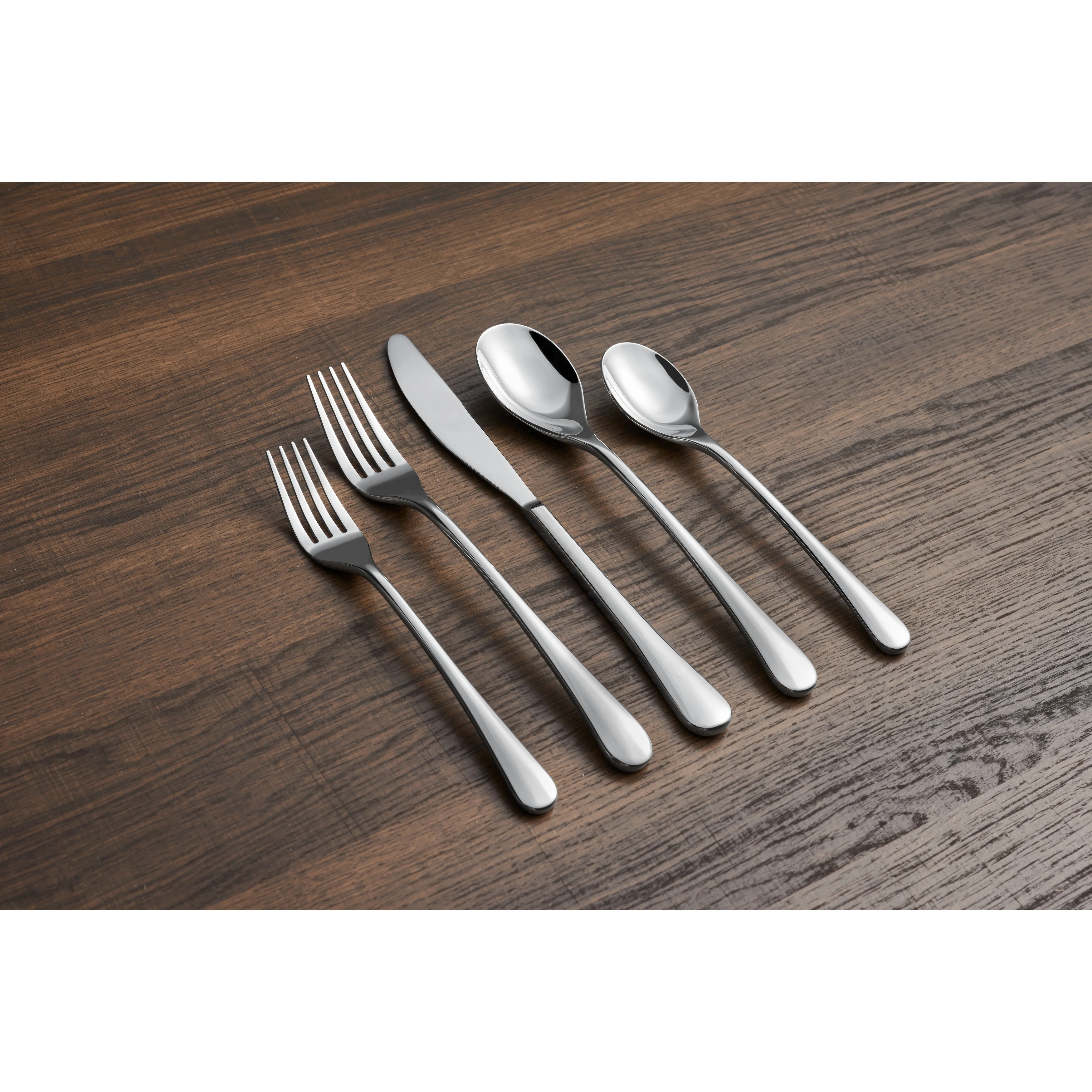 Cambridge Silversmiths Xyla 20-Piece Flatware Set, Service for 4 - 20 Piece Champagne Satin