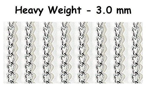 DOG CHOKE CHAIN COLLAR BULK PACKS Wholesale Priced Multi Lots & Quick Delivery(Heavy Weight 3 Of Each Length (18 Collars))