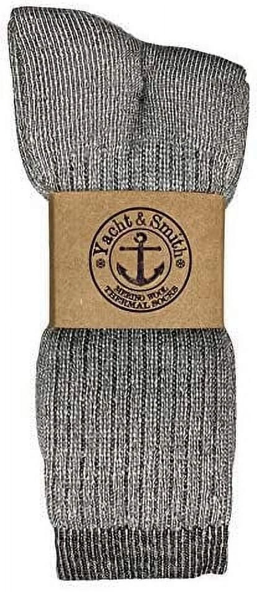 SOCKS'NBULK Wholesale Bulk Merino Wool Thermal Hiking Boot Socks, Mens Womans Kids (Mens / Assorted, 4) (Mens / Gray)