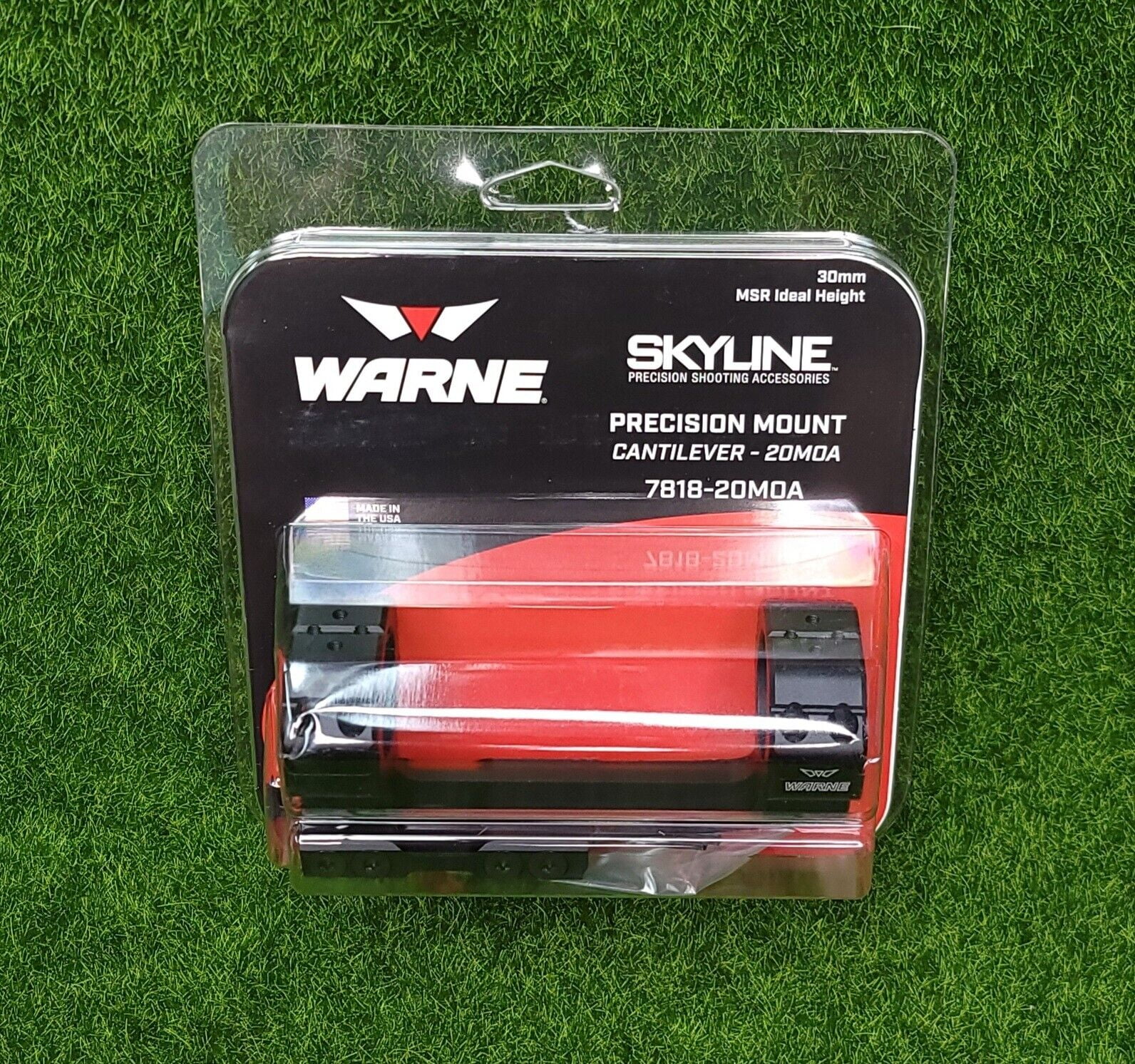 Warne Skyline One Piece Precision Cantilever Mount Matte Black 30mm Msr 20moa