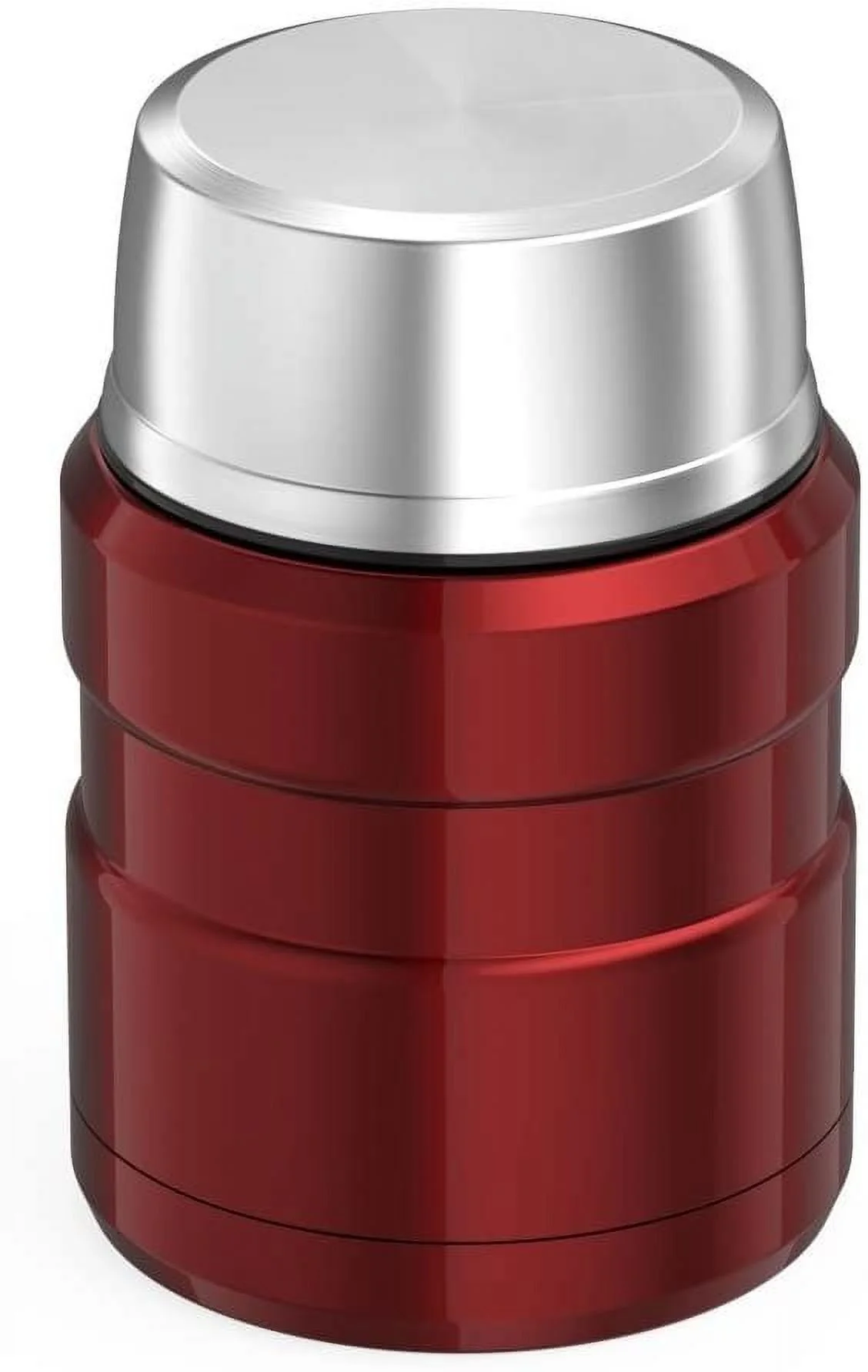 Thermos Stainless King 16 Ounce Food Jar with Folding Spoon, Cranberry