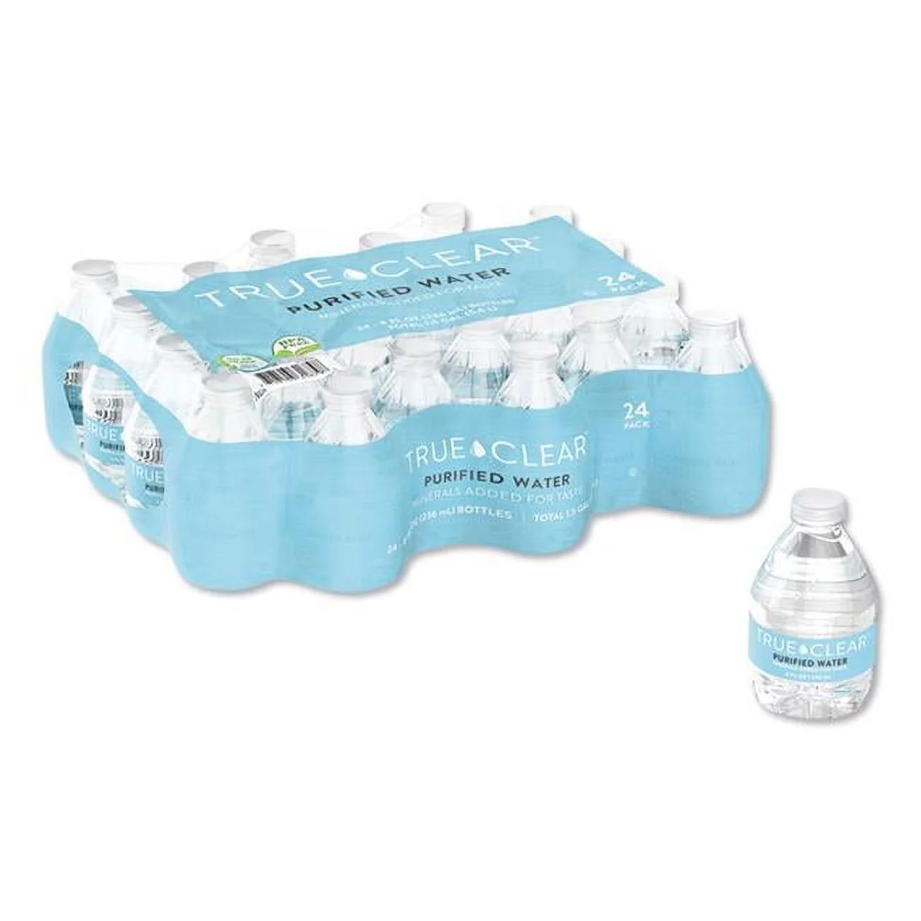 8 oz Bottle Purified Bottled Water - 24 Count