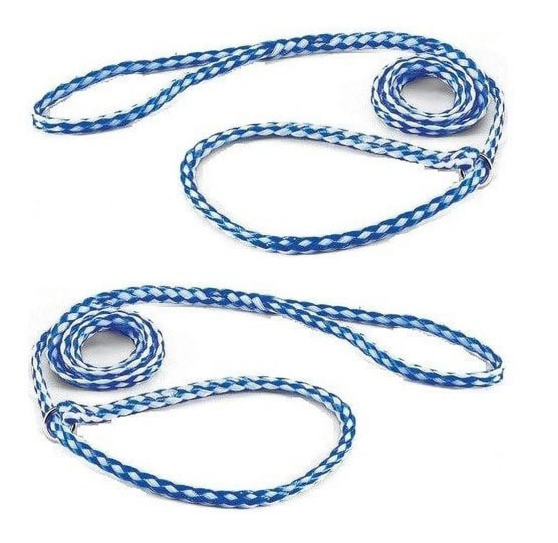 Kennel Dog Lead Bulk Packs for Dogs Heavy Poly Control Slip Style Rescue Shelter (12 Leads)