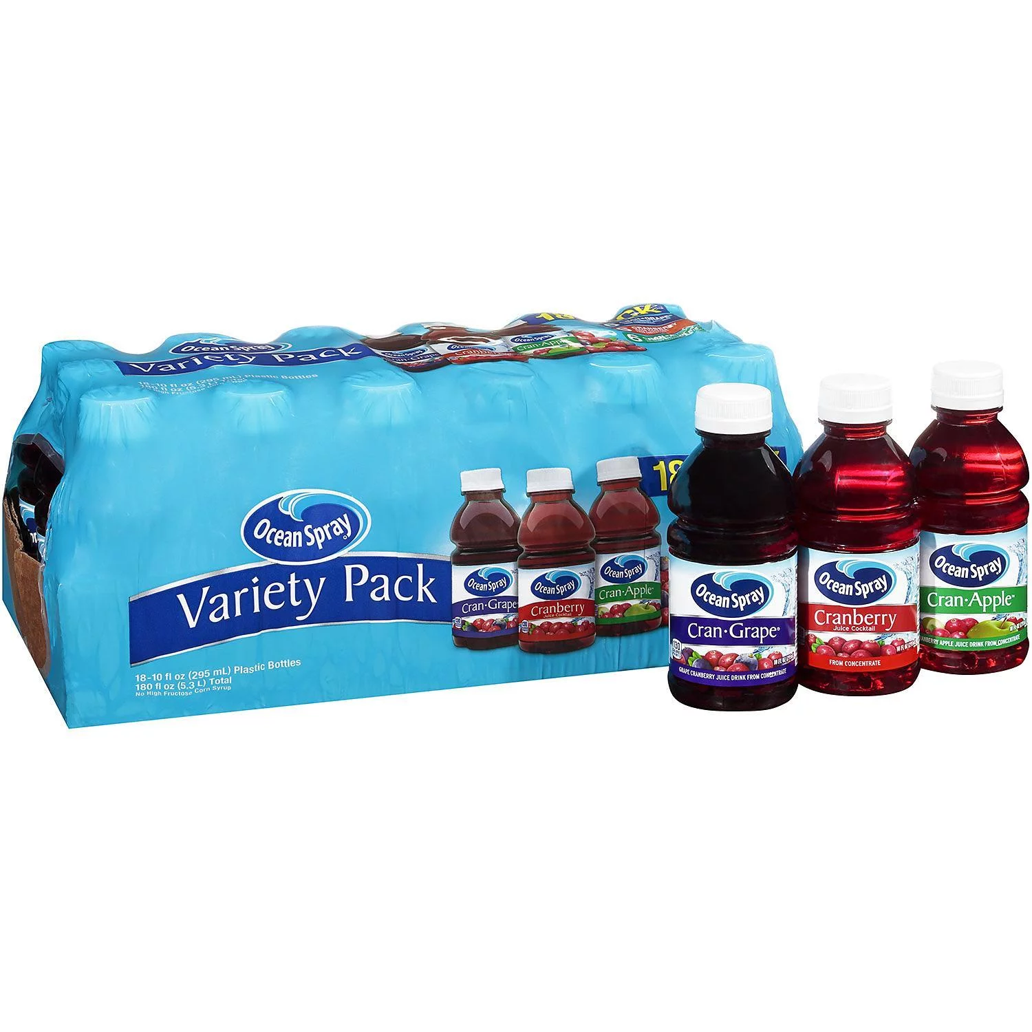 Ocean Spray Juice Drink Variety Pack, 18 ct./10 fl. oz.