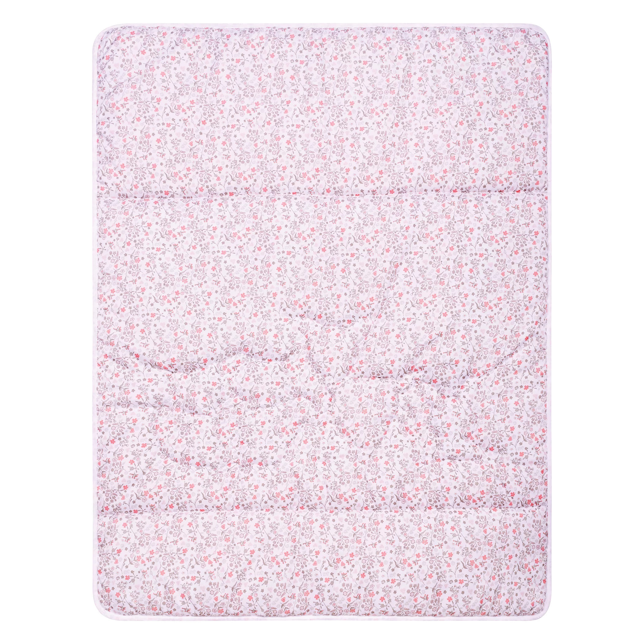 Sammy and Lou Sweet Forest Friends 4 Piece Infant Crib Bedding Set, Quilt, Fitted Crib Sheet, Plush Toy