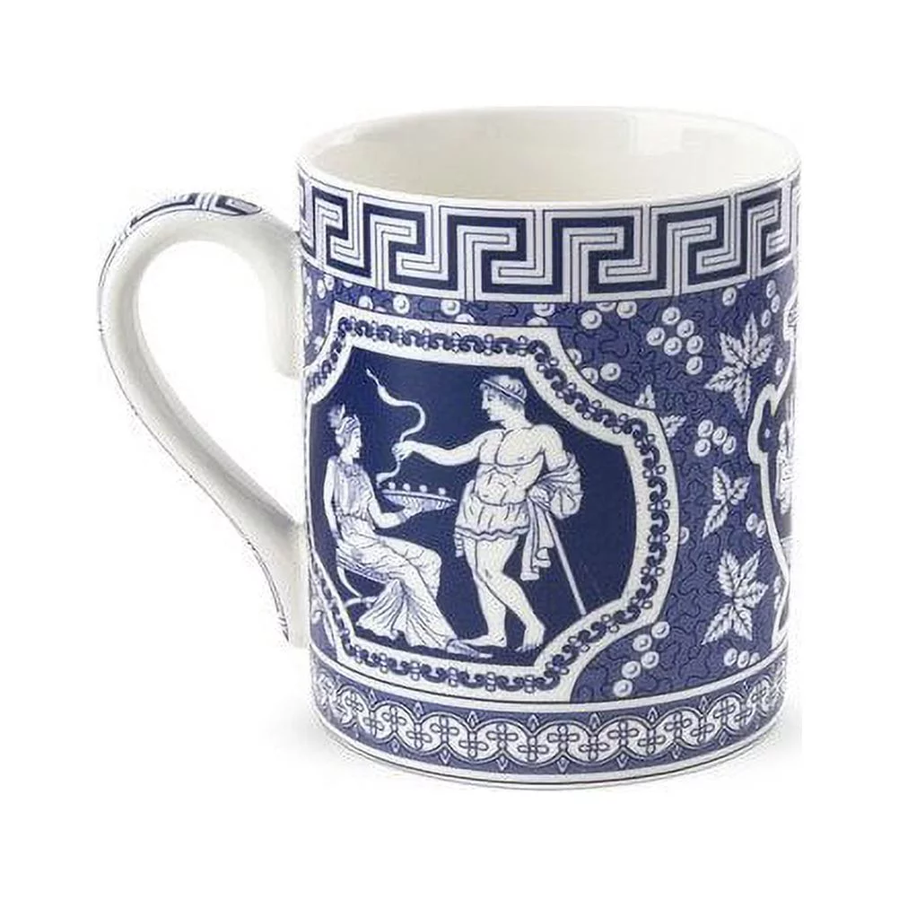 Spode Blue Room Greek 16 Ounces Porcelain Mug - Blue/White