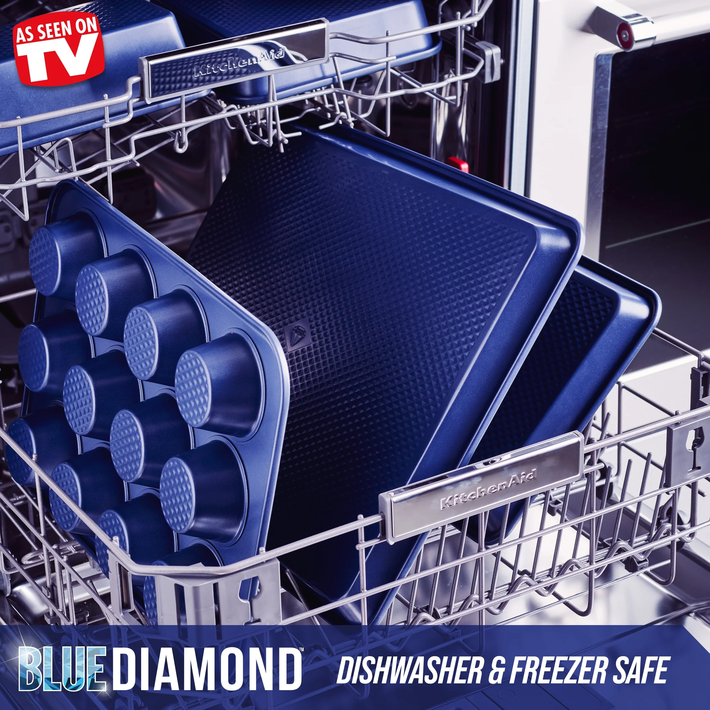 Blue Diamond Bakeware Nonstick Cookie Sheet, 13