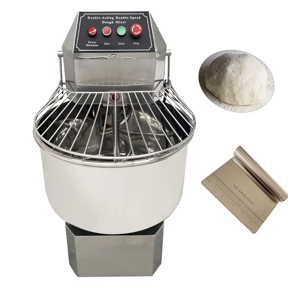 INTSUPERMAI 40L Automatic Dough Kneading Machine Double Action Double Speed Flour Mixer