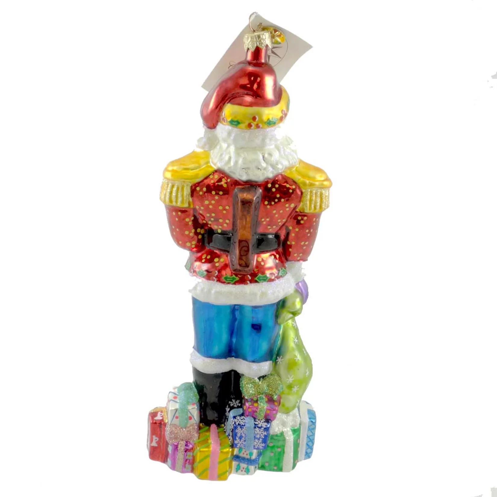 Christopher Radko ST CRACKER CLAUS Glass Ornament Nutcracker Limited