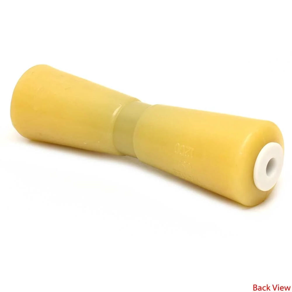 Yates Marine Boat Trailer Keel Roller 1200 | 3 x 11 1/2 Inch Yellow TPR