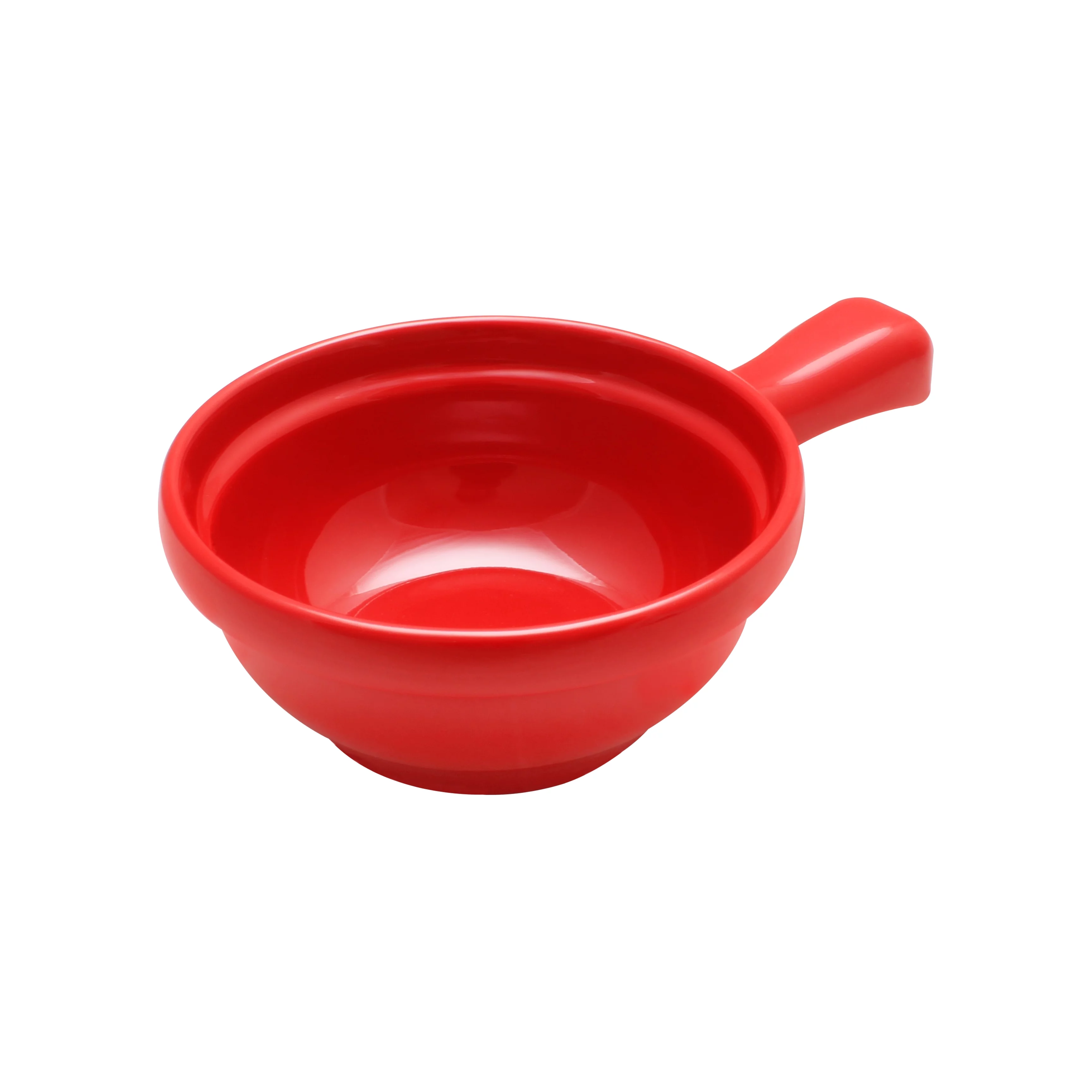 Excellante Color Pure Red Melamine Dinnerware Collection 10 oz., 4-1/4