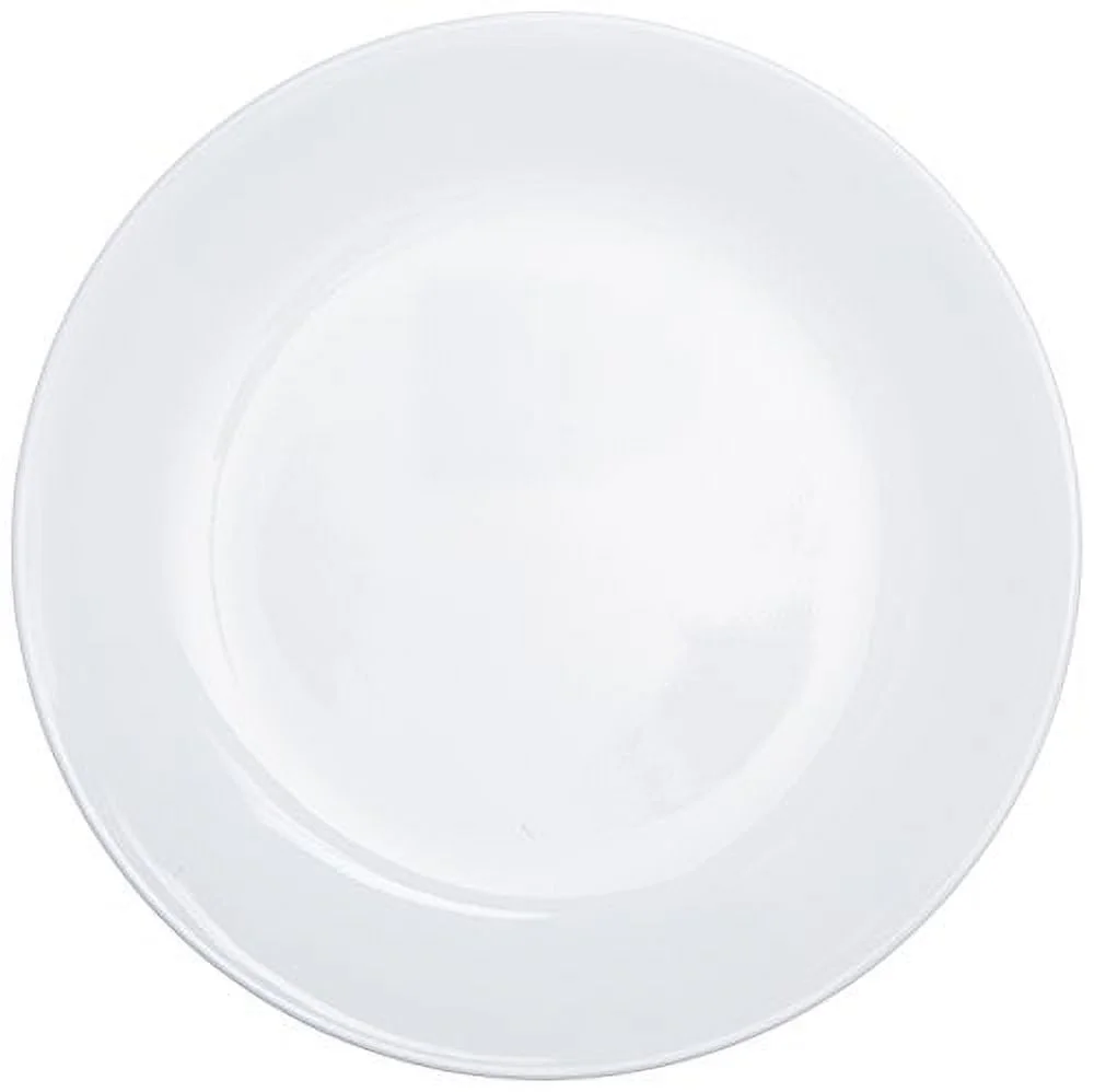 Corelle Winter Frost White Lunch Plates Set (8-1/2-Inch, 6-Pieces, White)