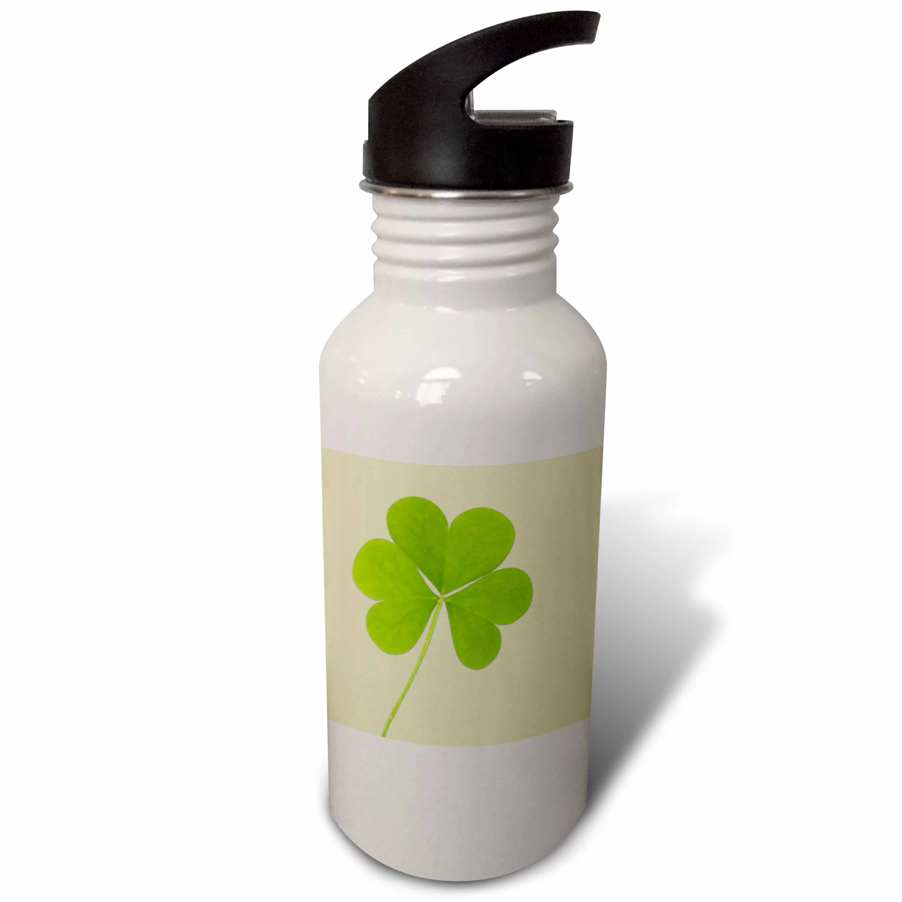 Green Clover- Irish Art- St. Patricks Day 21 oz Sports Water Bottle wb-39339-1