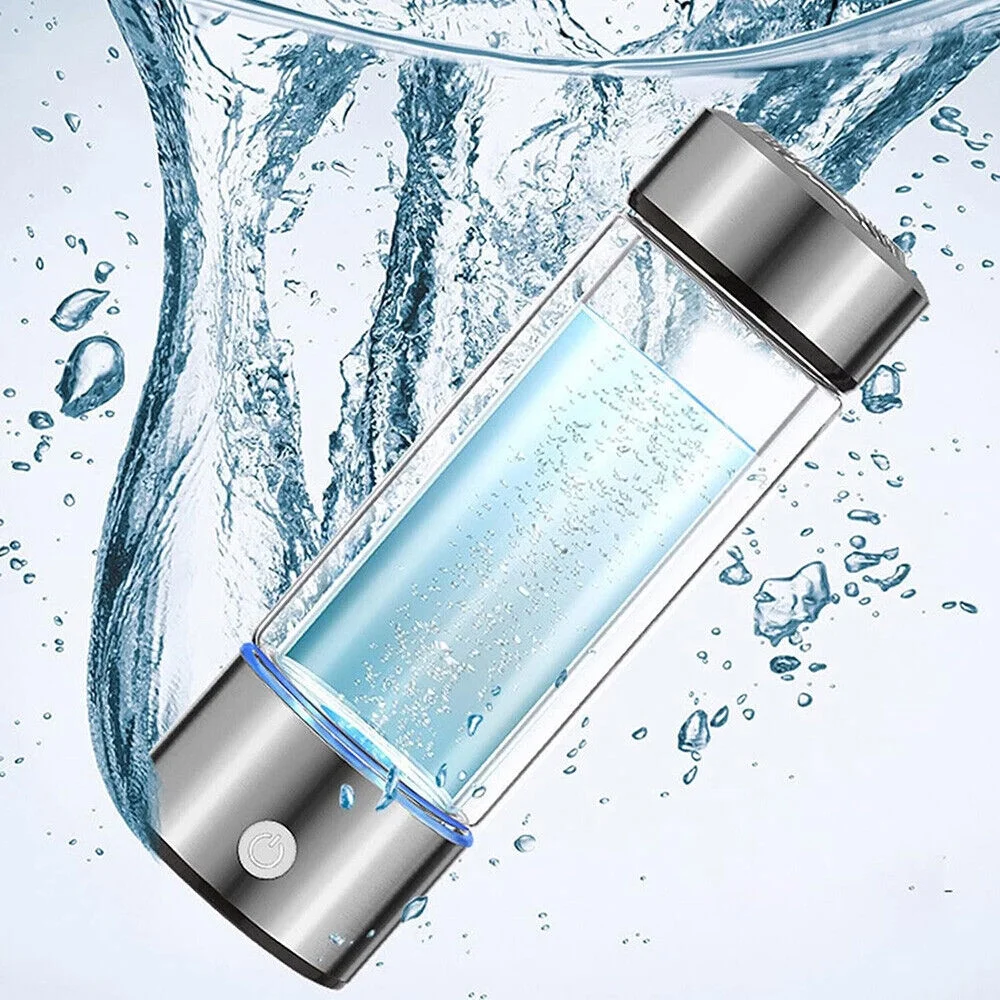 ZUANYETD Hydrogen  Water Bottle Rechargeable Super Antioxidan Ionizer，Hydrogen Rich Water Glass Health Cup