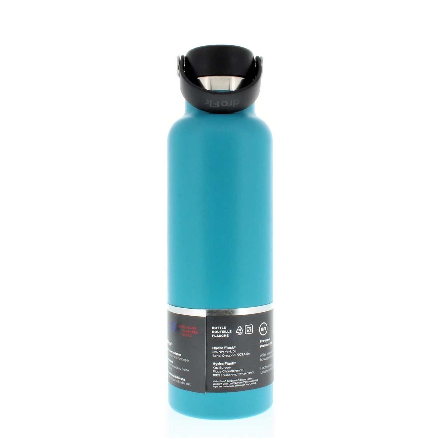 Hydro Flask Standard Mouth Water Bottle with Flex Cap Laguna 21oz/621ml