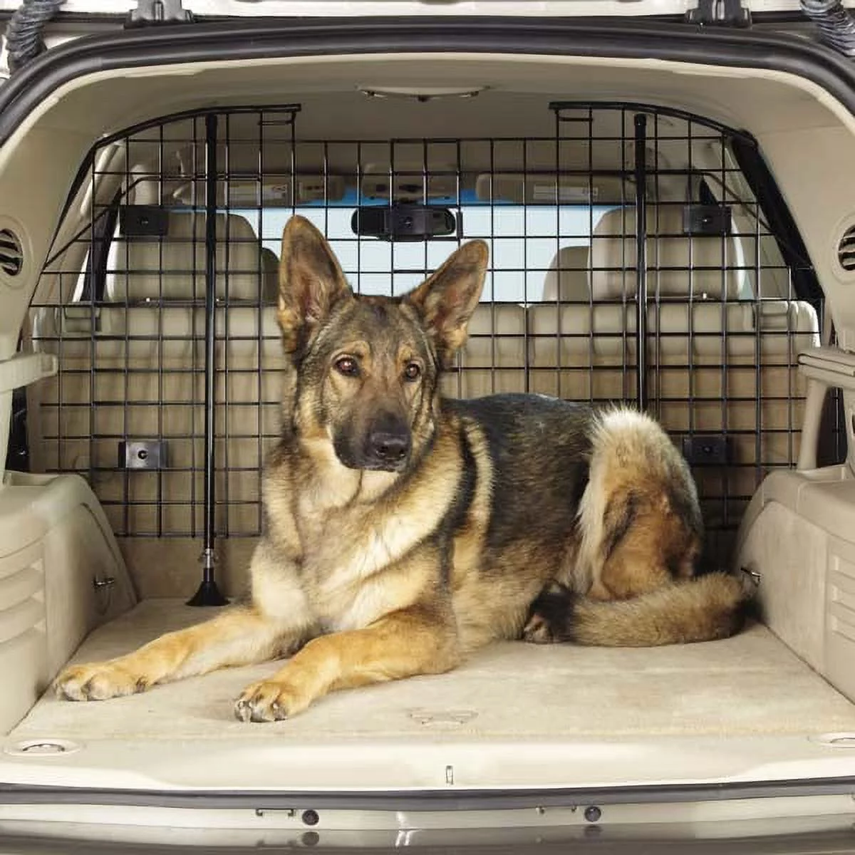 Adjustable Car Vehicle Safety Grid Dog & Cargo Area Barriers Keep Pets Gear Safe