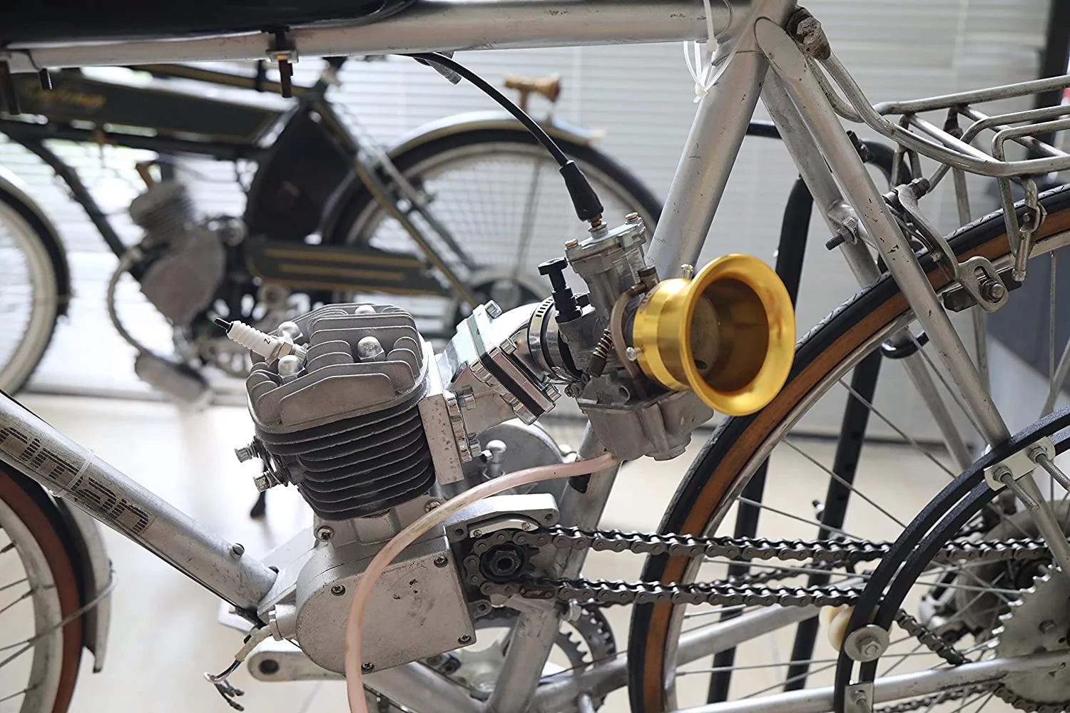 Dio Reed Valve Set-Reed Valve Kit & Block For 48cc/66cc/80cc Engine Gas Motorized Bicycle